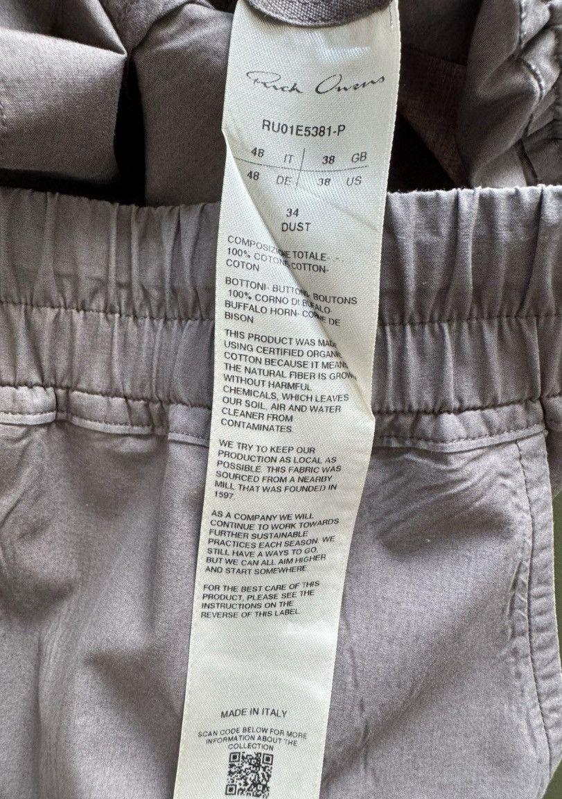 Rick Owens Rick Owens cropped drawstring Size US 32 / EU 48 - 4 Thumbnail