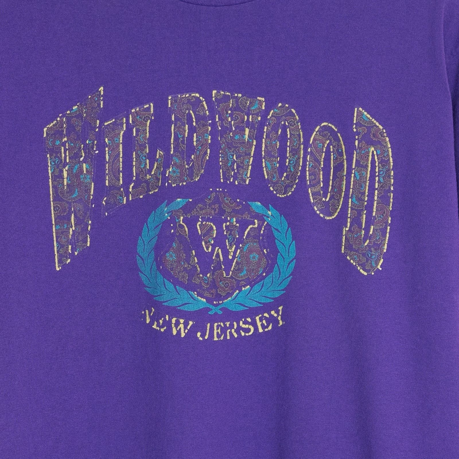 Vintage Vintage 90s Wildwood New Jersey T Shirt Large Single Stitch Size US L / EU 52-54 / 3 - 3 Thumbnail