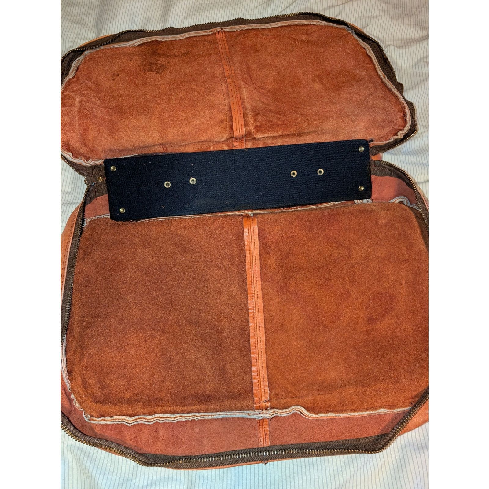 Handmade Handmade Vintage Leather Bag Satchel Columbia 20" x 10" Size ONE SIZE - 10 Thumbnail