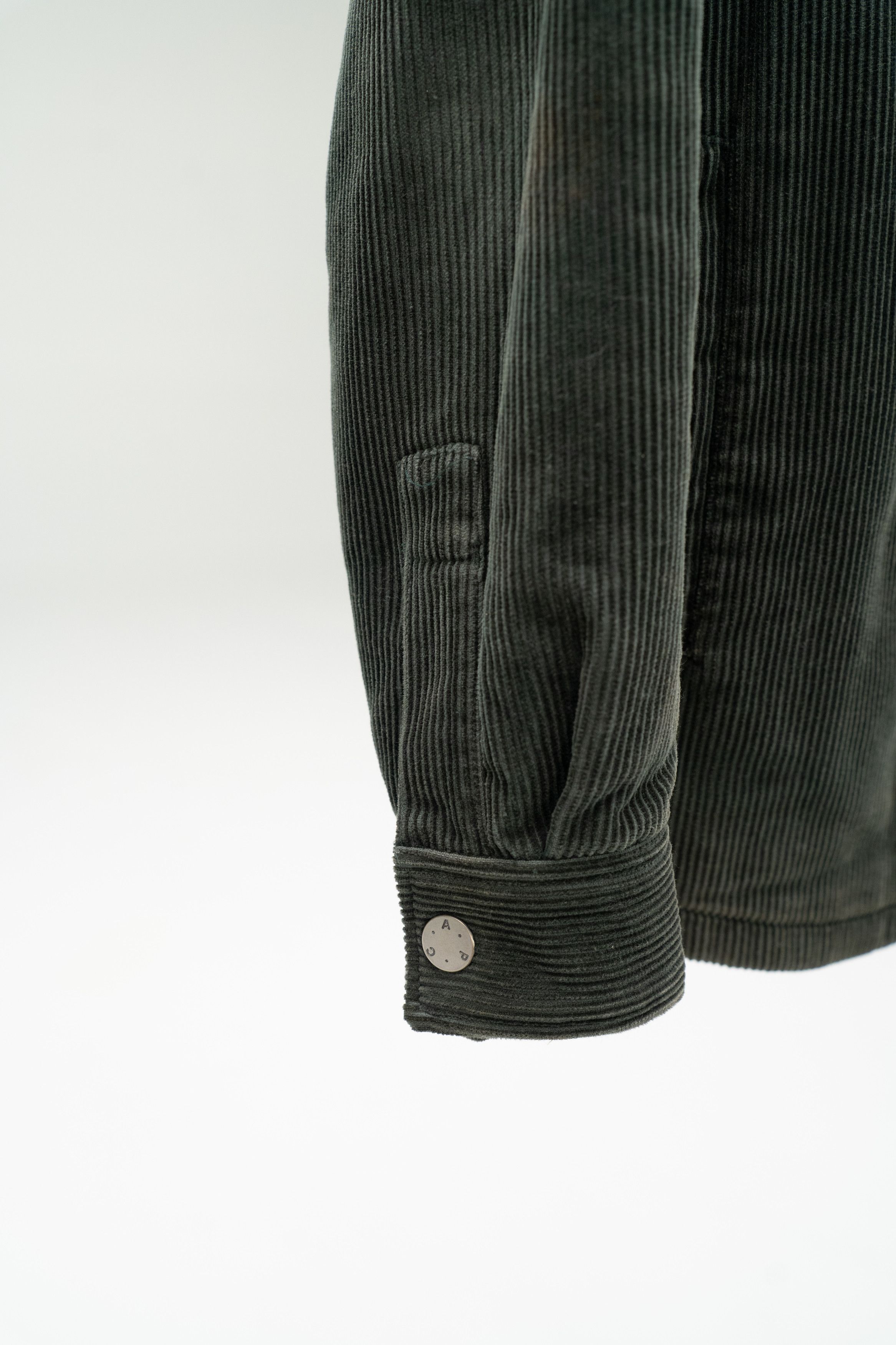 A.P.C. A.P.C. Corduroy Alex Jacket in Dark Green Size US S / EU 44-46 / 1 - 4 Thumbnail