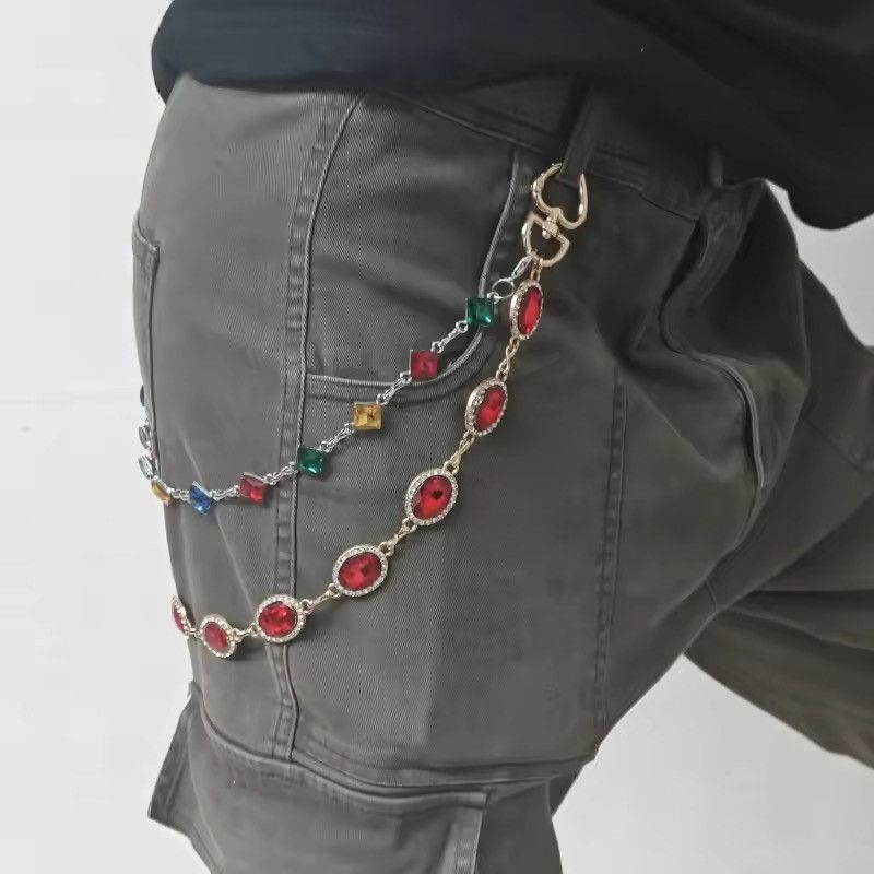 Japanese Brand Retro Agate Colorful Pants Chain Size ONE SIZE - 1 Thumbnail