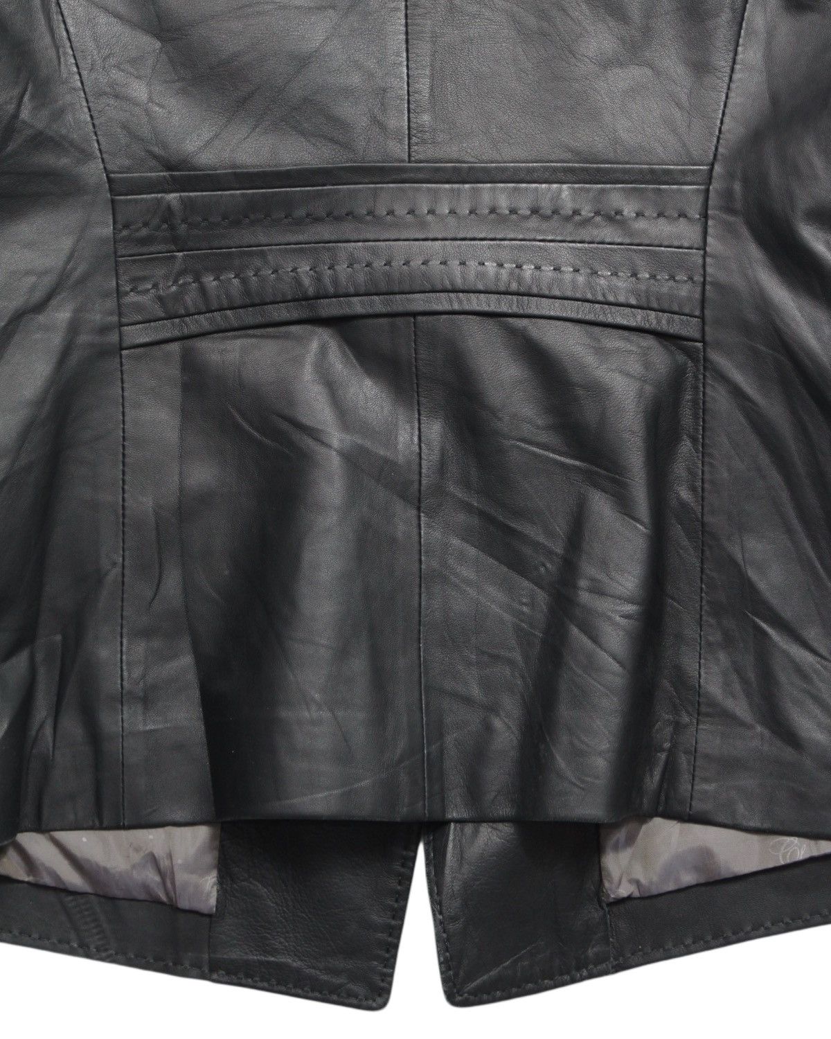 Leather CROCODILE LADIES LAMBSKINS LEATHER BLAZER Size M / US 6-8 / IT 42-44 - 5 Thumbnail