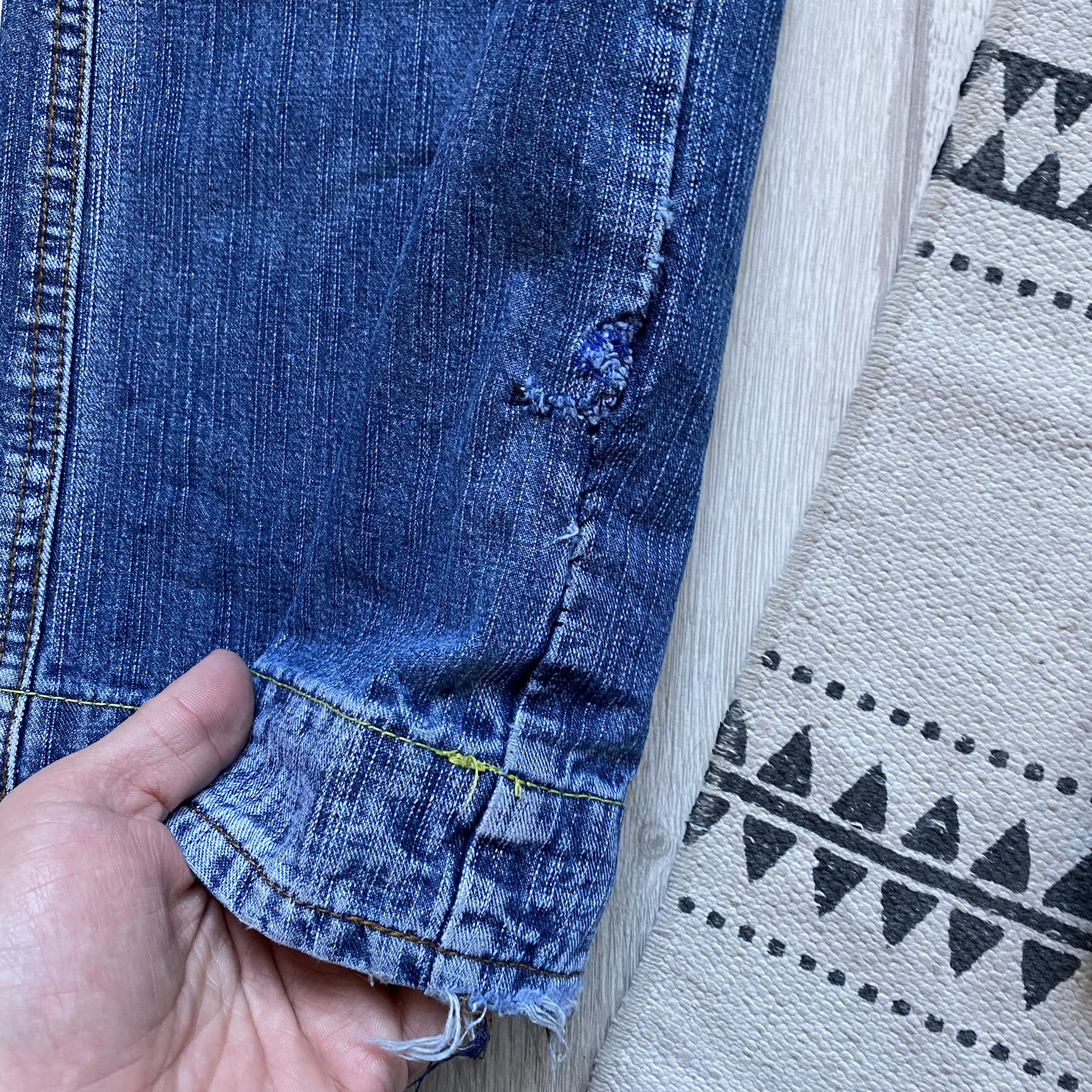 If Six Was Nine 👖Vintage 2000s Avant-garde ifsixwasnine jeans Distressed Size US 32 / EU 48 - 6 Thumbnail