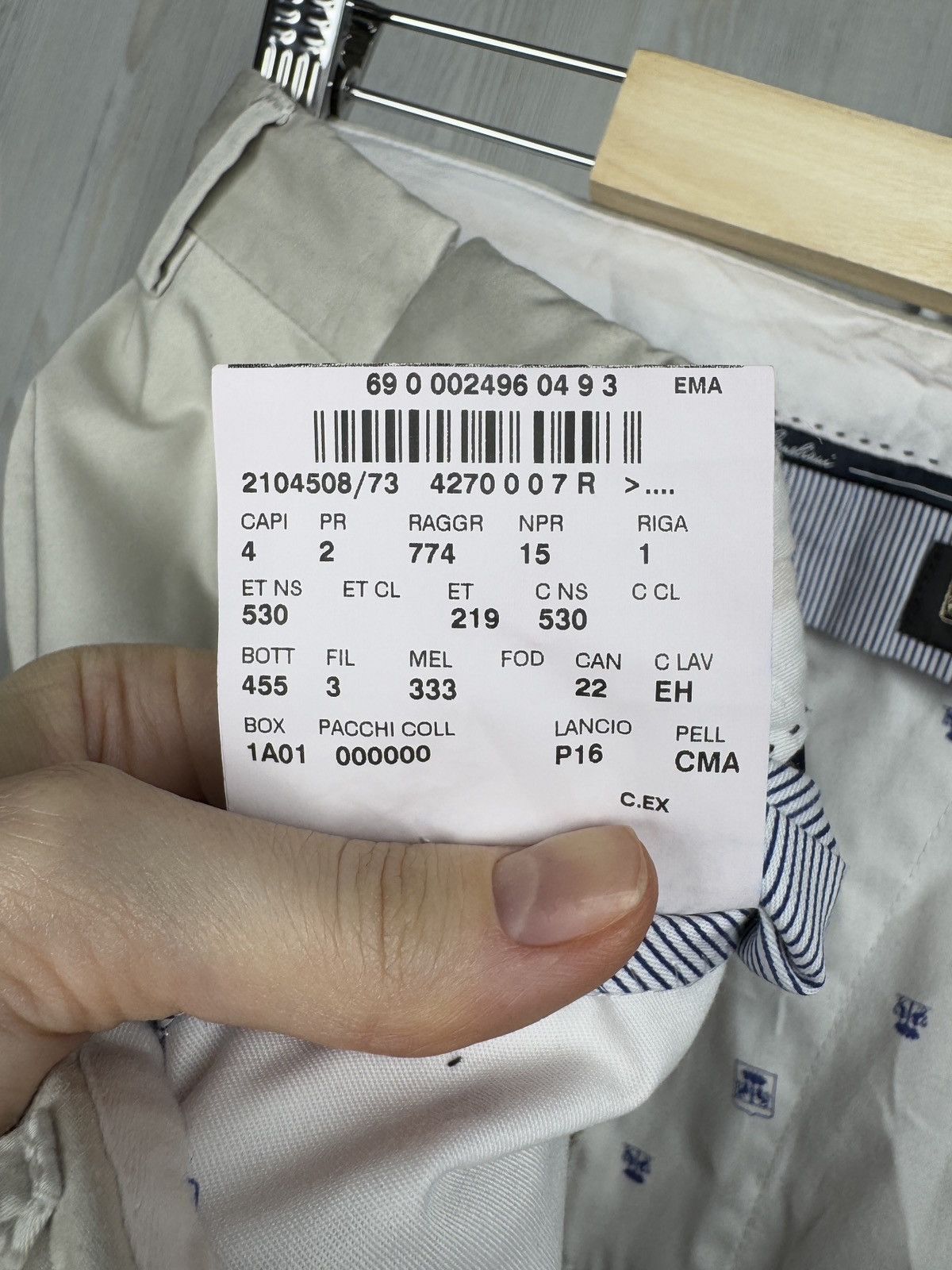 Corneliani Corneliani beige cotton chino pants made in Italy size 50 Size US 34 / EU 50 - 14 Thumbnail