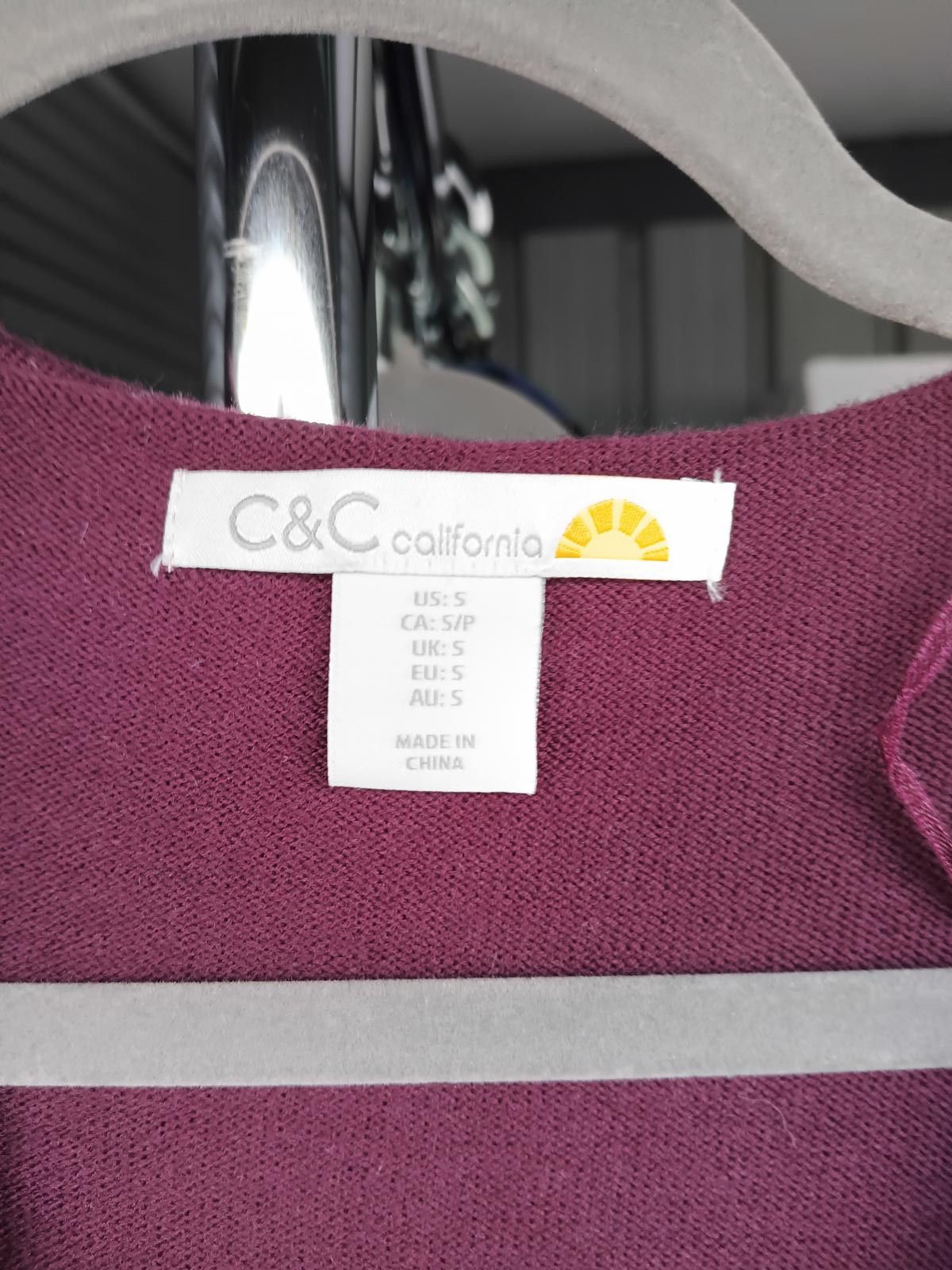 Designer C&C California Women's Hooded Sweater Size S / US 4 / IT 40 - 4 Thumbnail