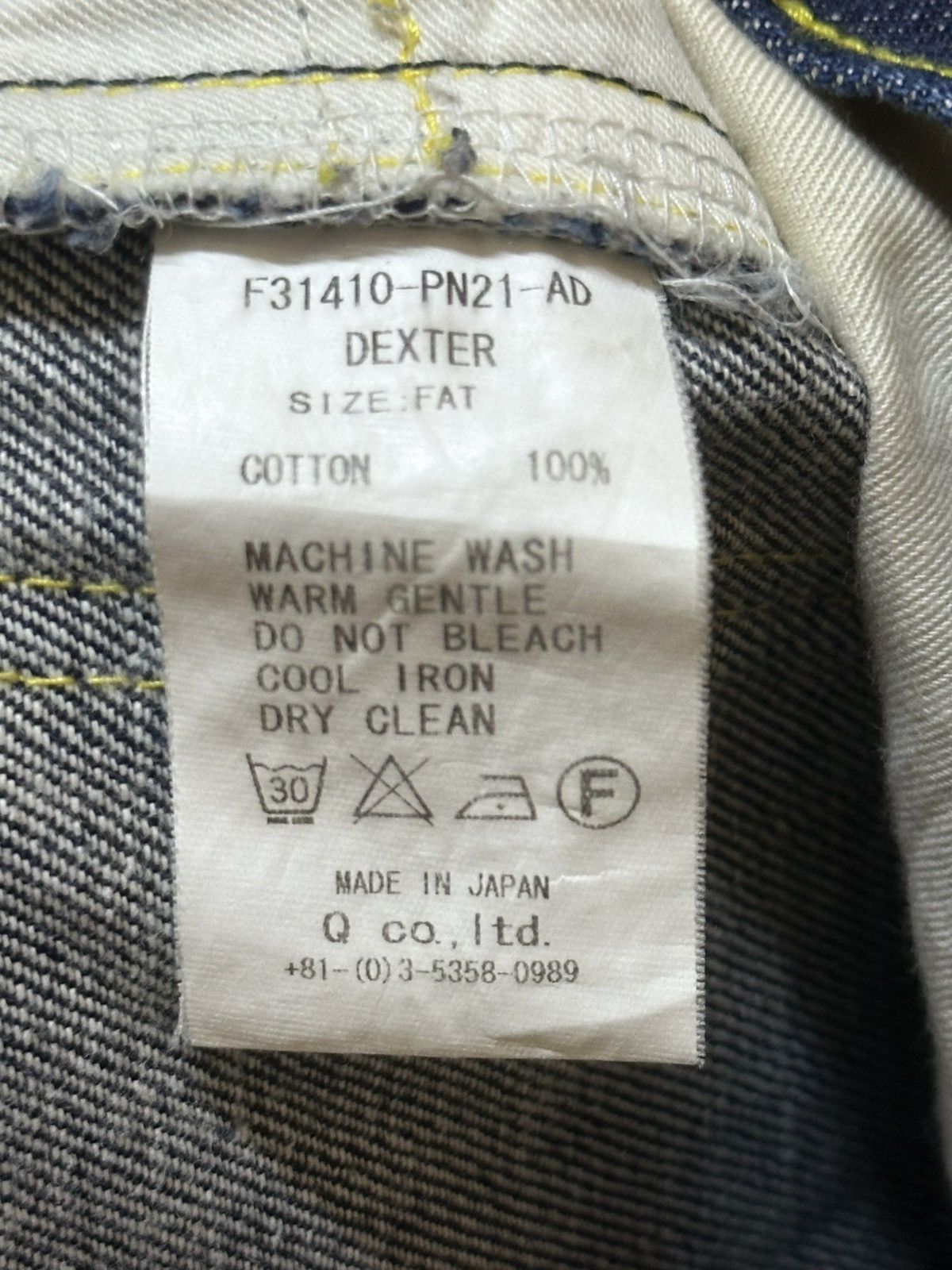Fat Tokyo Fat Tokyo Vintage Jeans With Baggy Loose Style Thunder Wash Size US 34 / EU 50 - 9 Thumbnail