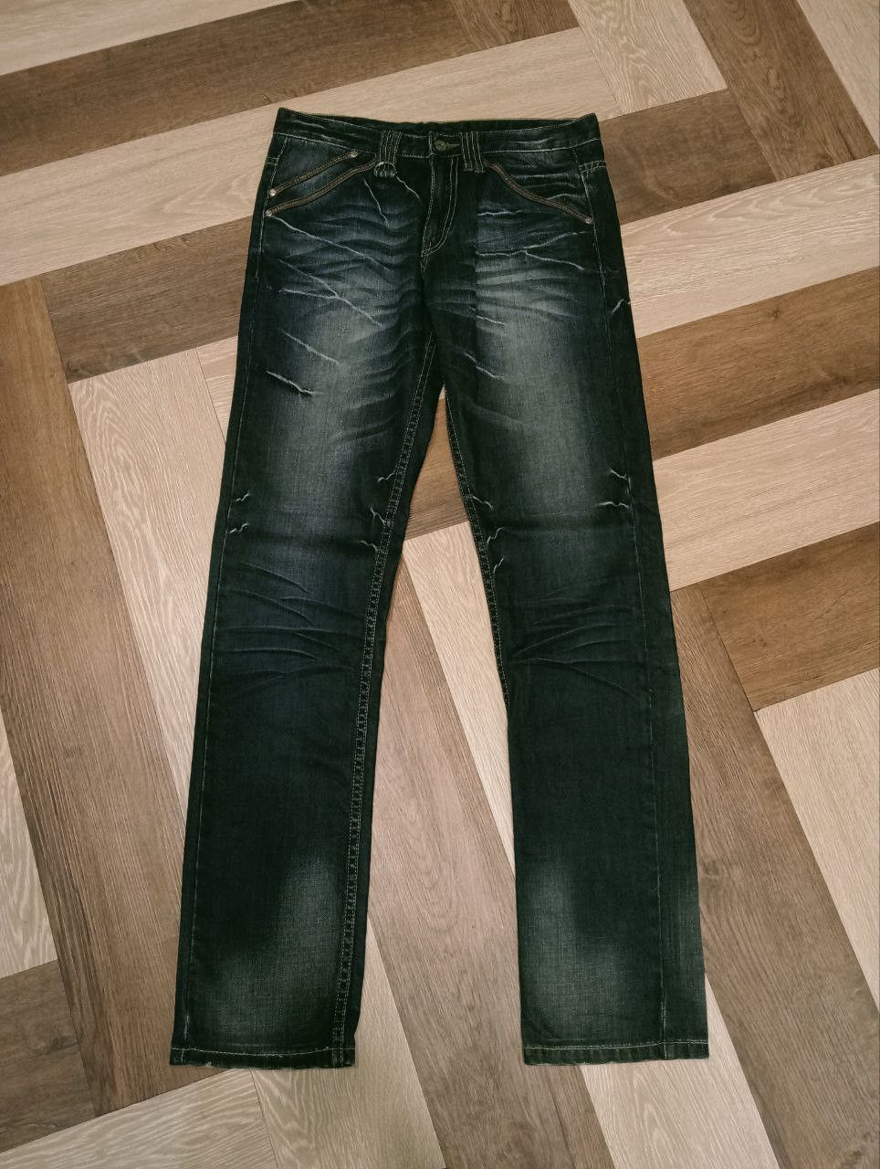 Japanese Brand JAPANESE SEMANTIC DESIGN DISTRESSED LOOK JEANS Size US 32 / EU 48 - 1 Thumbnail