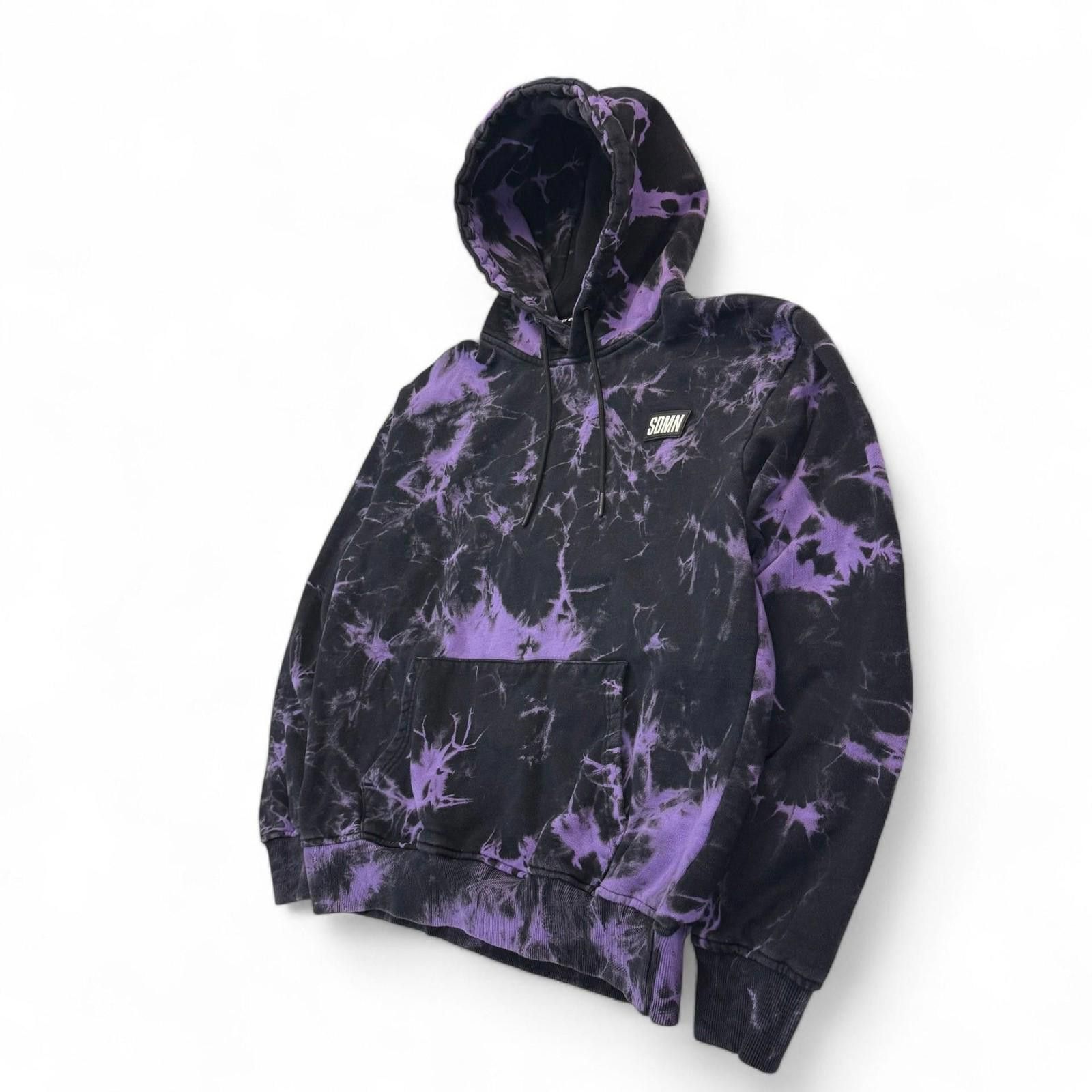 Designer SDMN Sidemen Purple Tie-Dye Pullover Hoodie [Size Small] Size S / US 4 / IT 40 - 3 Thumbnail