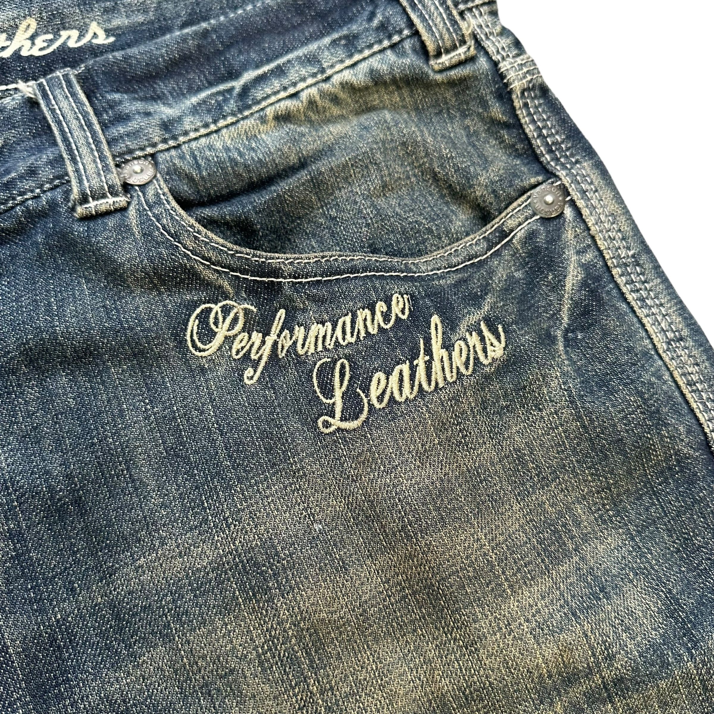 Vanson Leathers Vanson Leathers Embroidered Big Logo Denim Pant #A33-0742 Size US 36 / EU 52 - 10 Thumbnail