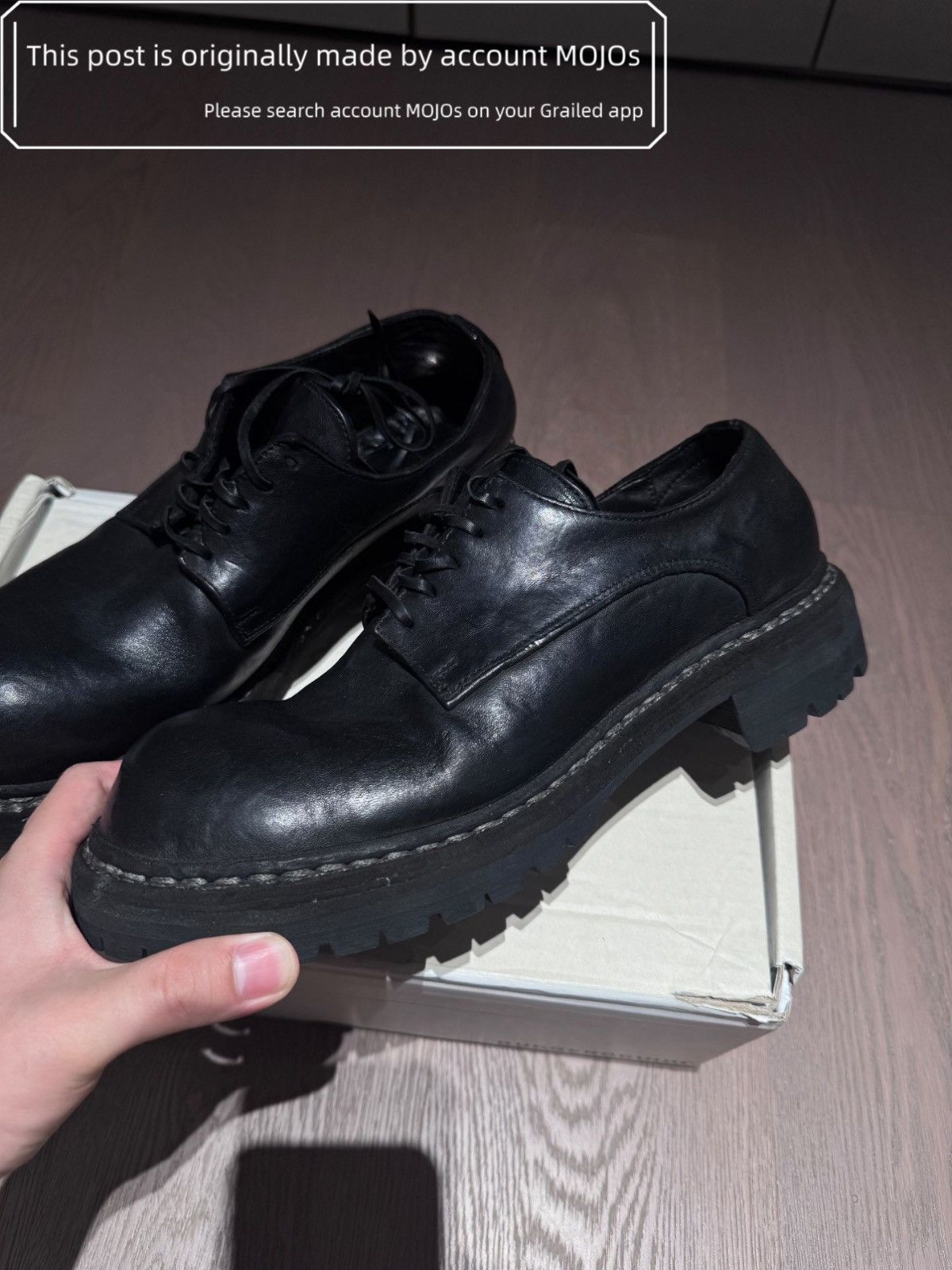 Guidi Sz 41 Guidi GR02V Horse Full Grain Derby mojos1303 Size US 8 / EU 41 - 2 Thumbnail