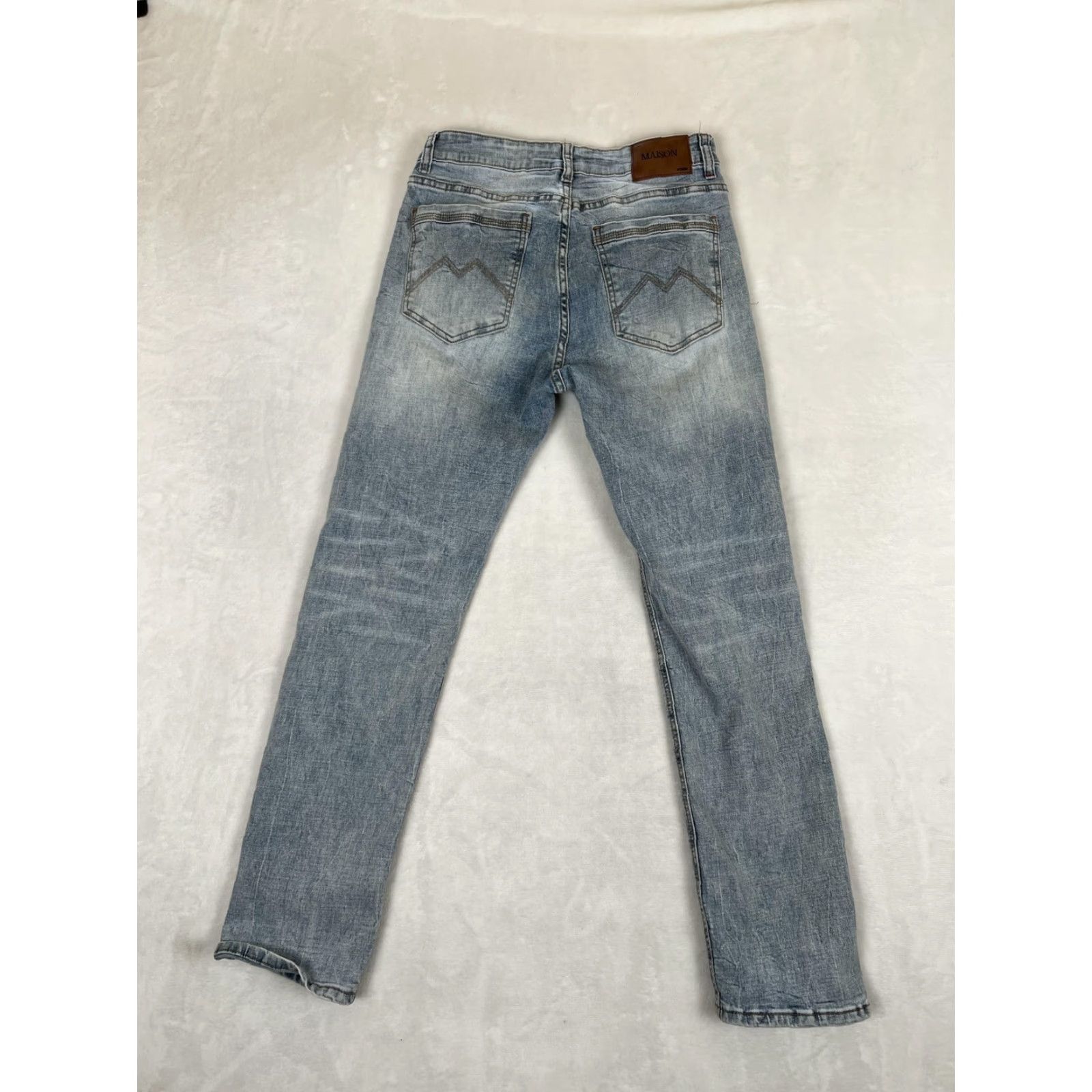 Denime Maison Article Jeans Mens 32x30 Blue Distressed Johnny Straight Leg Denim Pants Jeans Mens 32x30 Blue Distressed Johnny Straight Leg Denim Pants Size US 32 / EU 48 - 6 Thumbnail