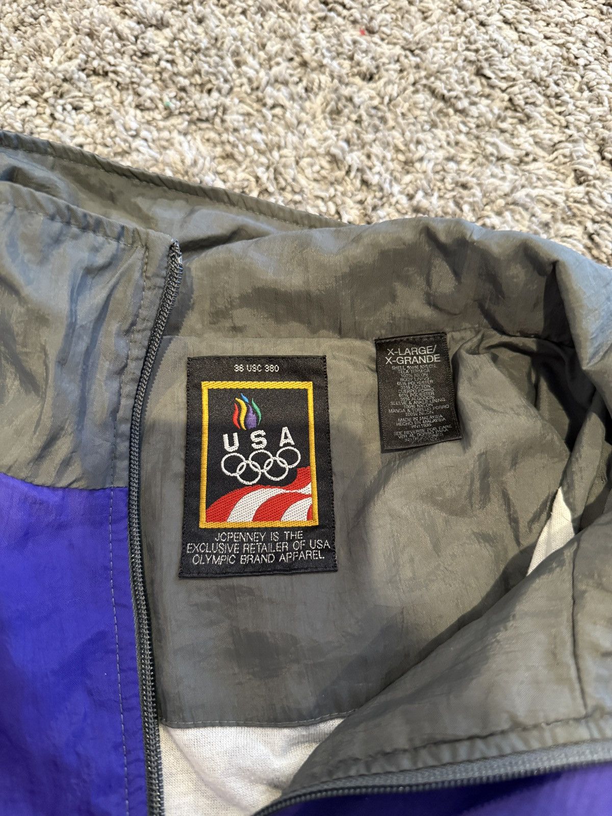 USA Olympics × Vintage Vintage USA Olympics zip up Size US XL / EU 56 / 4 - 4 Thumbnail