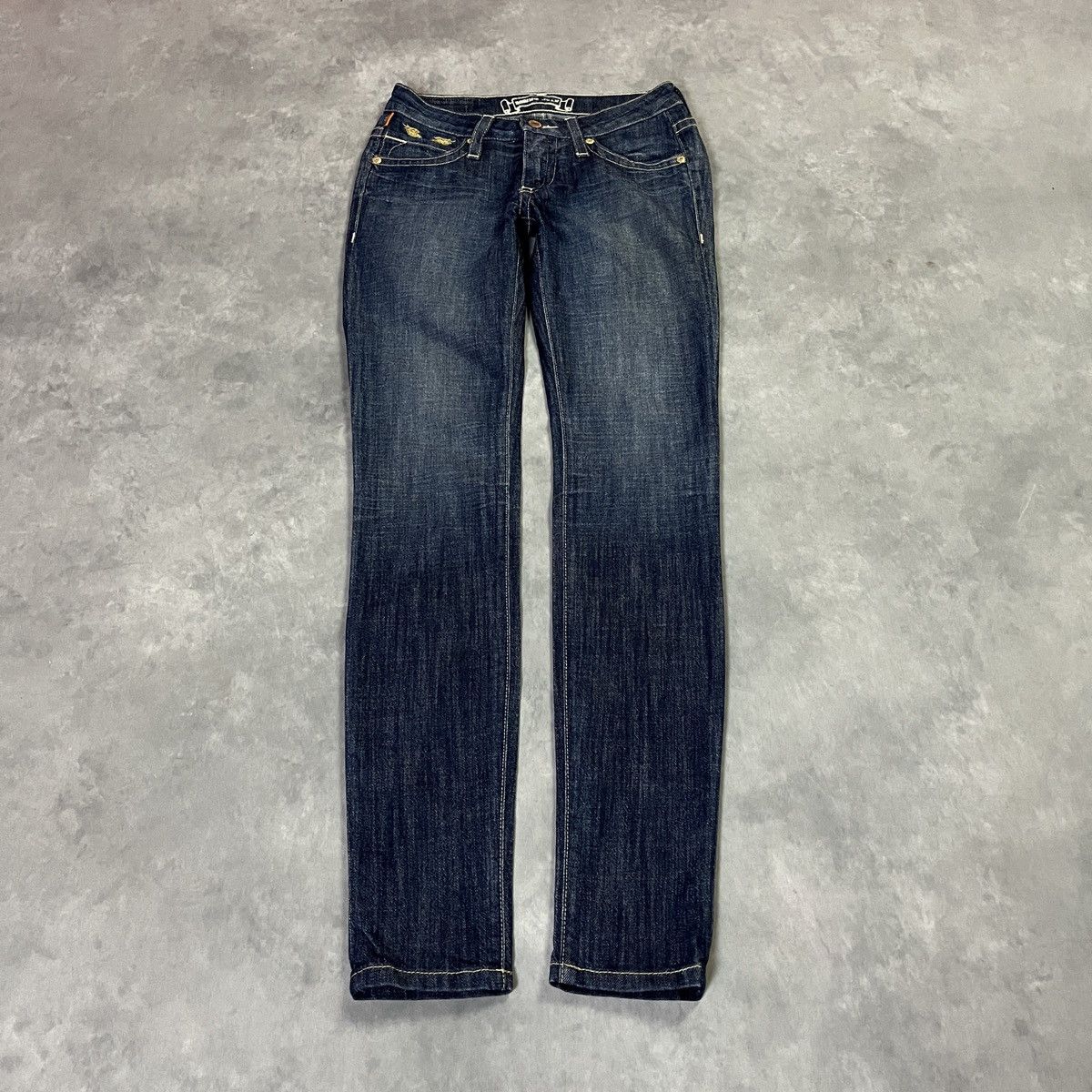 Robins Jeans Robin’s Jean Vintage Studded Crystal Pocket Skinny Jeans Size US 26 / EU 42 - 2 Thumbnail