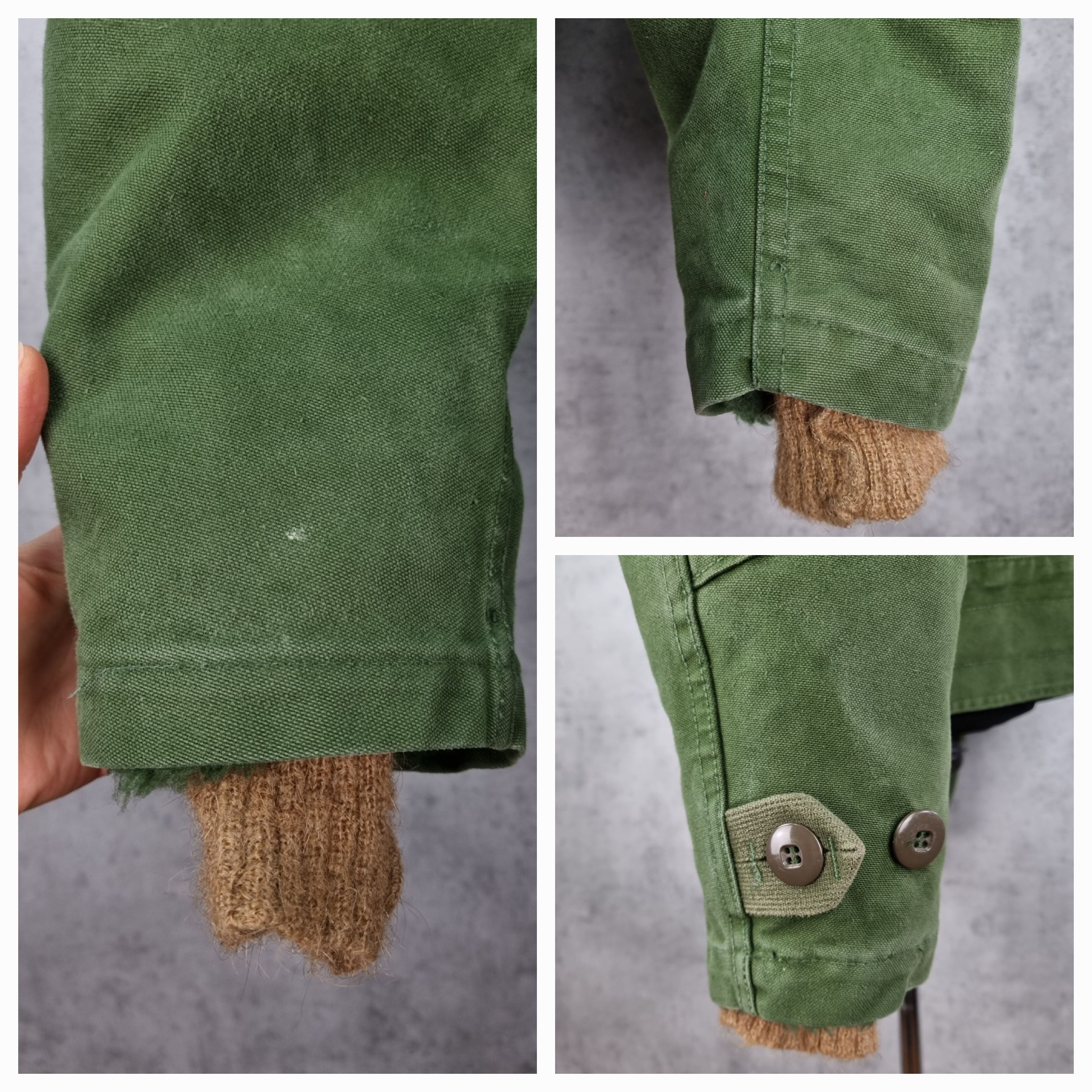 Vintage Rare 60s Authentic Swedish Army Motorcycle Jacket Size US L / EU 52-54 / 3 - 23 Thumbnail