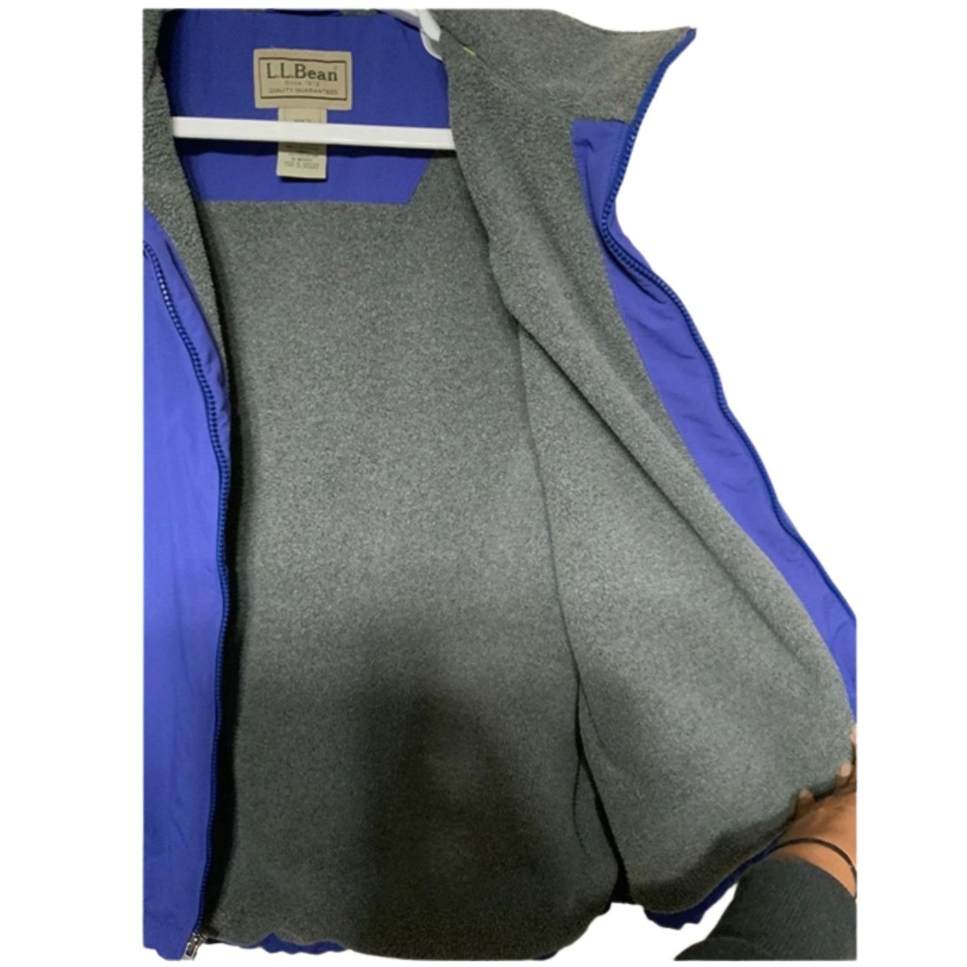 L.L. Bean Vintage L.L.Bean Purple Fleece Vest Men's Size Large USED Size US L / EU 52-54 / 3 - 4 Thumbnail