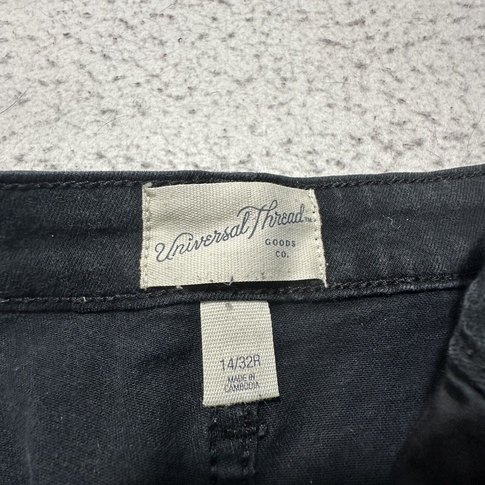 Other Universal Thread 14 Regular Black Straight Leg Jeans (36x27) Size 36" / US 14 / IT 50 - 4 Thumbnail
