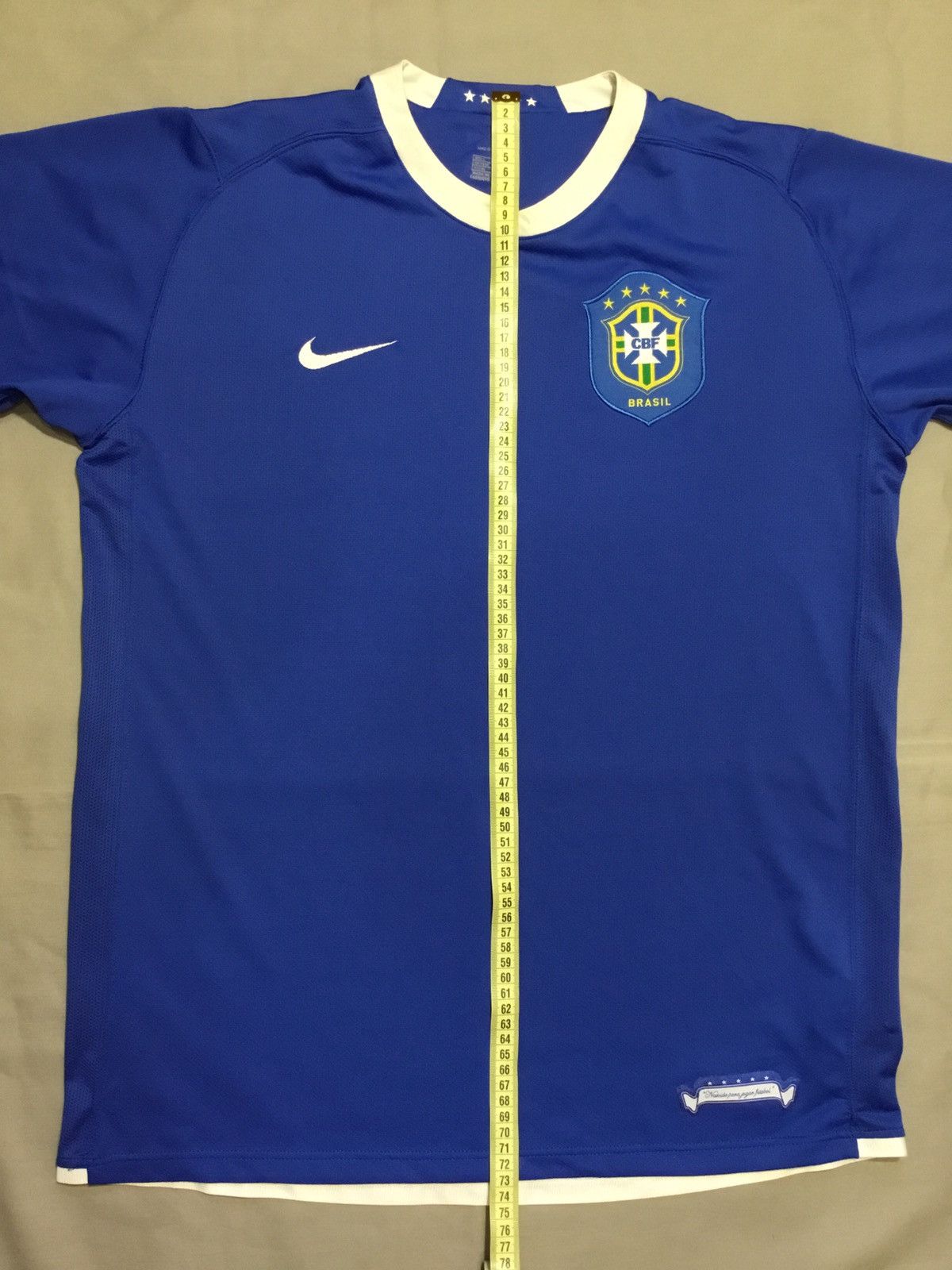Nike 2004/2005 BRAZIL RARE NIKE SOCCER JERSEY FOOTBALL SHIRT Size US L / EU 52-54 / 3 - 8 Thumbnail