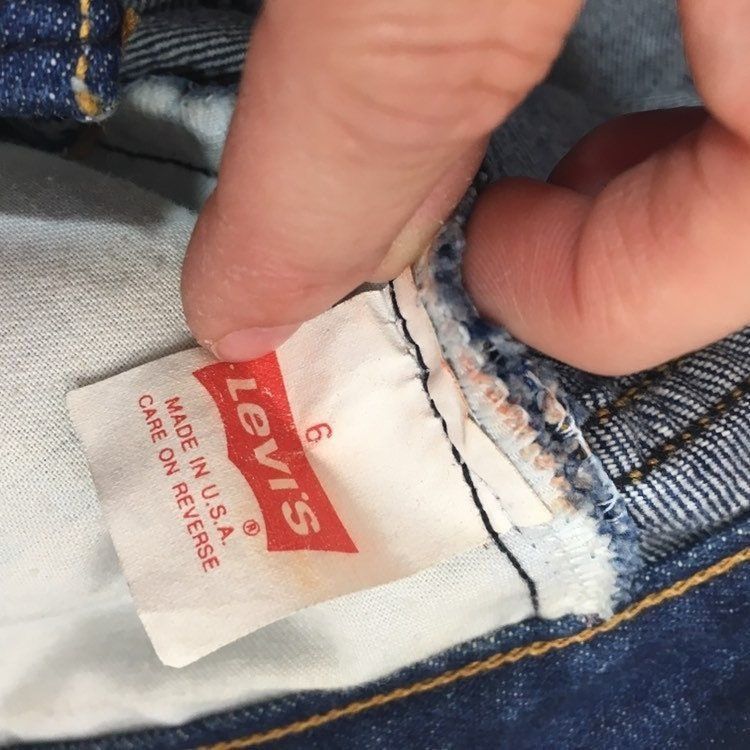 Levi's Vtg Levi's XX Made in USA Indigo Blue Jean Cut Off Shorts Size 28" / US 6 / IT 42 - 5 Thumbnail