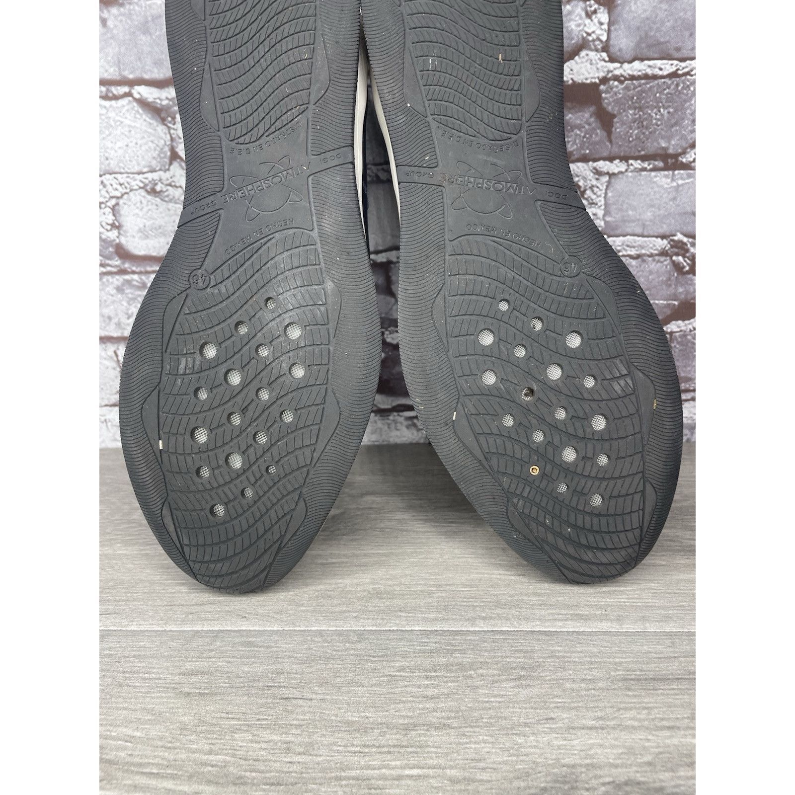 Other SABATTER Navy Blue Leather Bicycle Toe Casual Sneakers Shoes Size US 13 / EU 46 - 15 Thumbnail