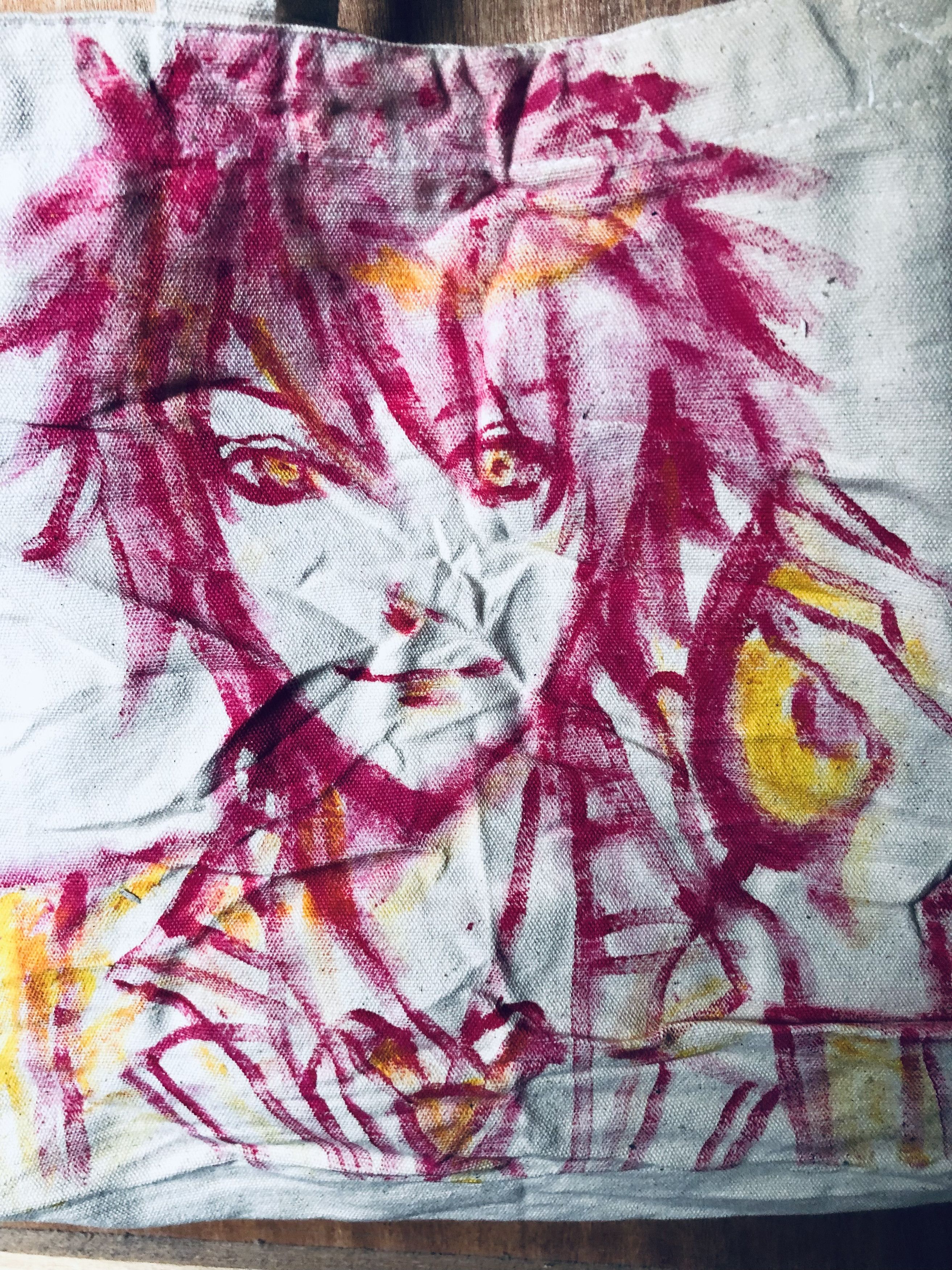 American Apparel × Japanese Brand Rare‼️Japanese Anime Naruto Art Design Handmade Size ONE SIZE - 7 Thumbnail