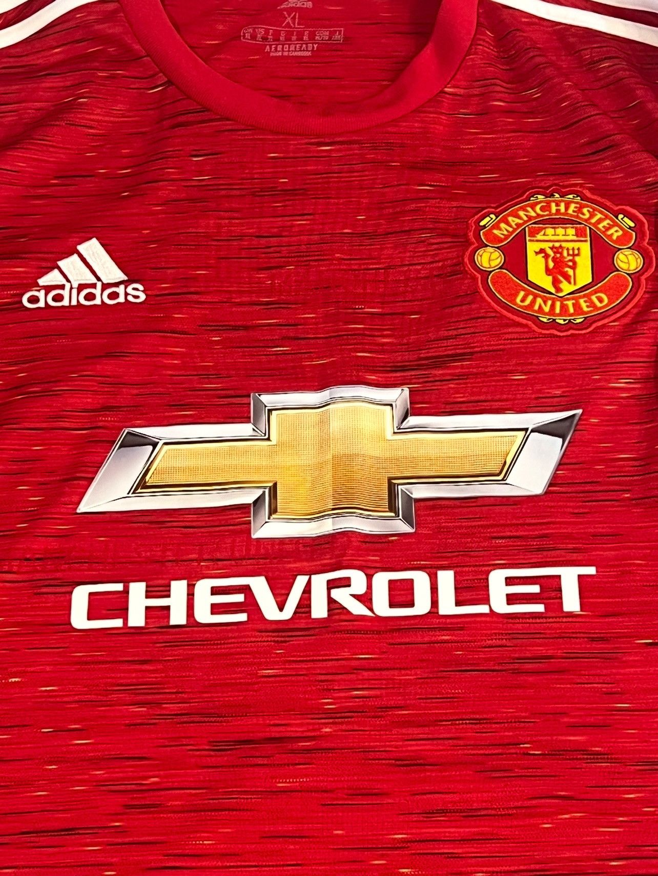 Adidas 2020/21 Men’s Manchester United Adidas Home Jersey XL Size US XL / EU 56 / 4 - 2 Thumbnail