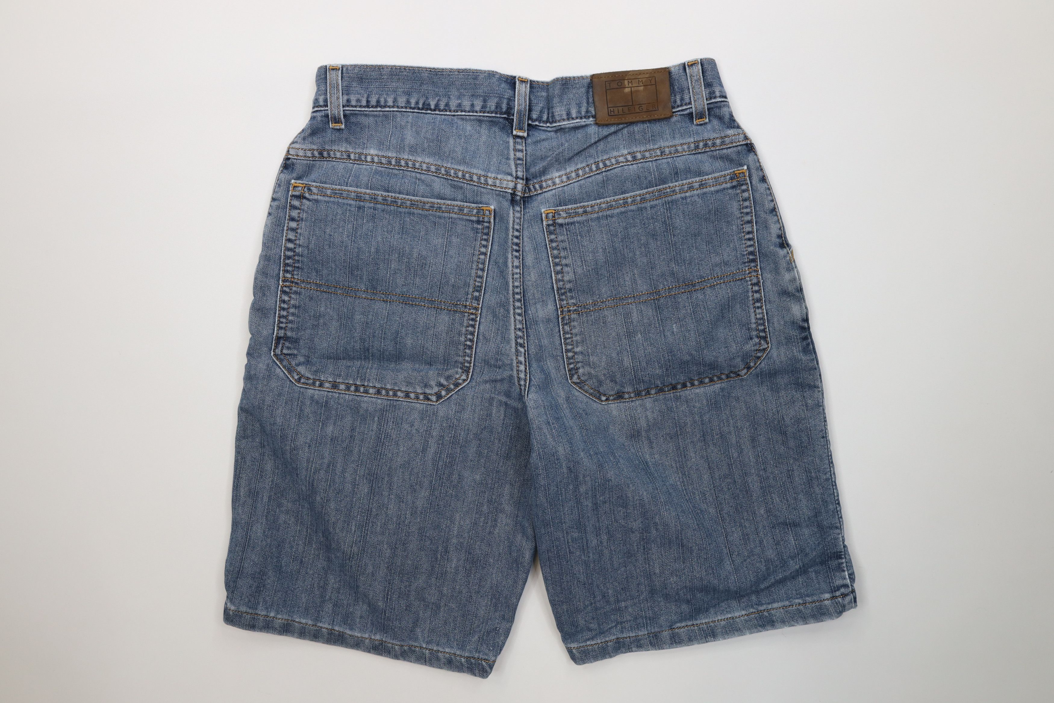 Tommy Hilfiger Vintage Y2K 2001 Tommy Hilfiger Fit Denim Jean Shorts Jorts Size US 30 / EU 46 - 9 Thumbnail