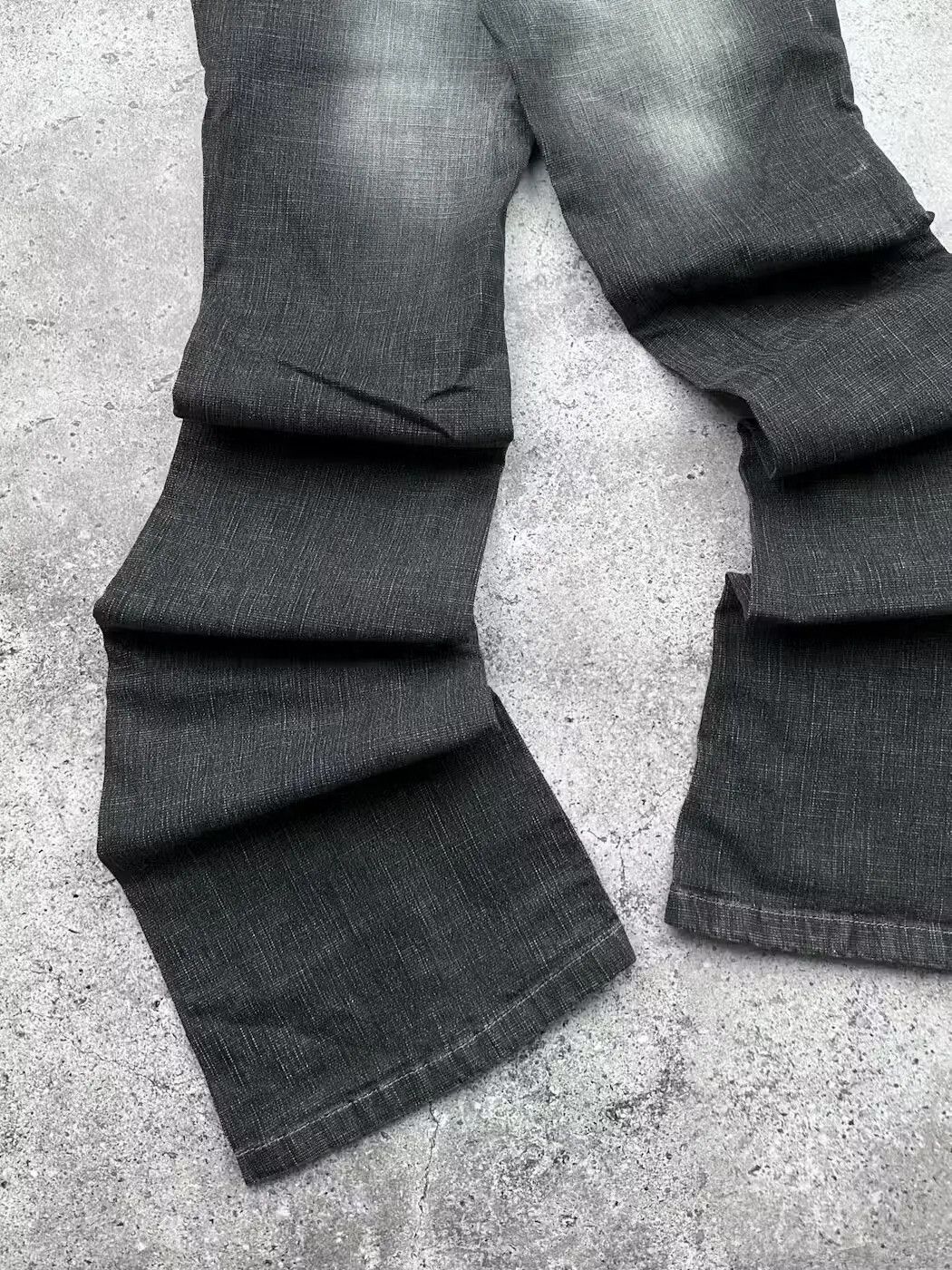 Japanese Brand Vintage Faded Flare Jeans C550(V213) Size 26" / US 2 / IT 38 - 7 Thumbnail