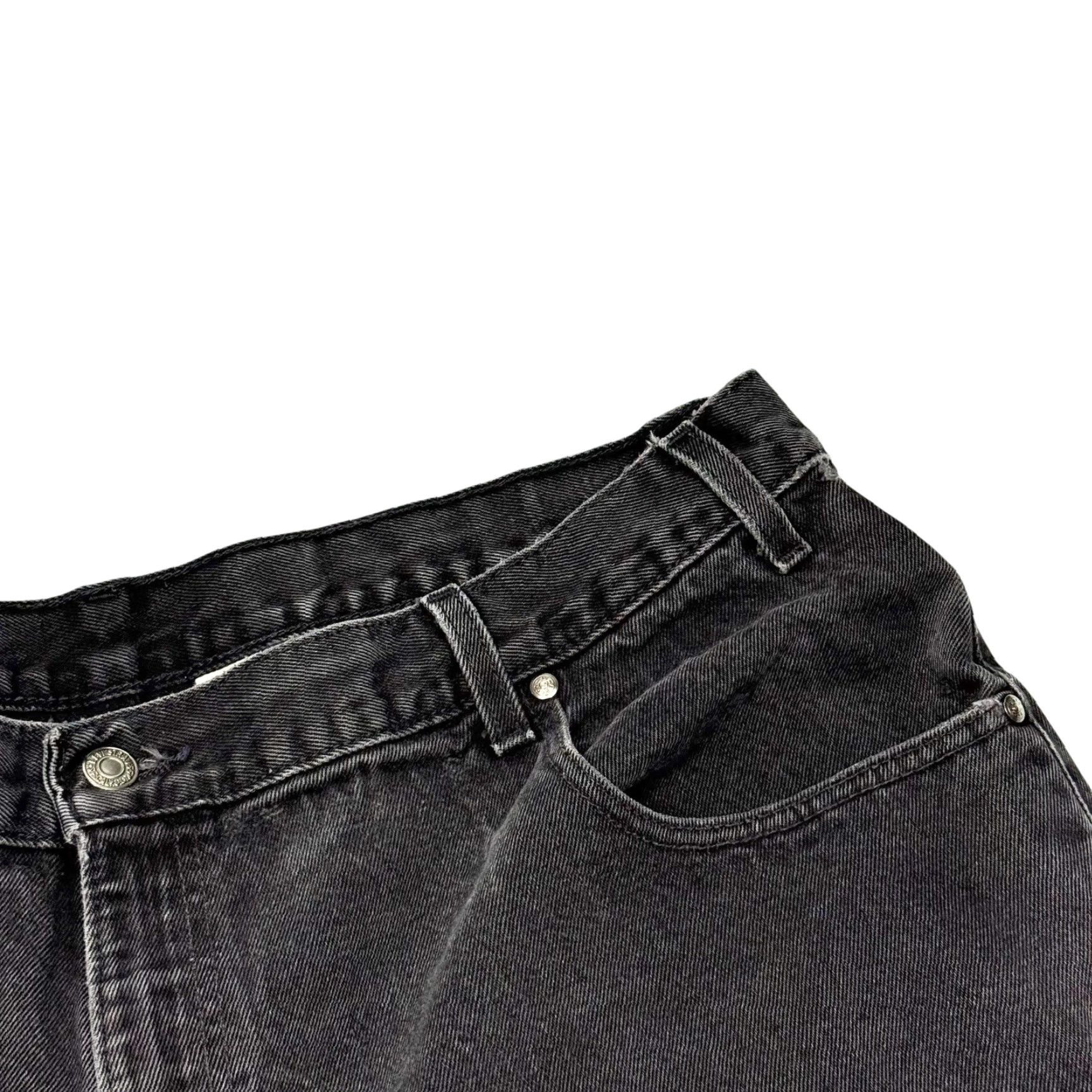 Levi's VINTAGE Levi's 545 Jeans Mens 40 X 30 Black Denim 5-Pocket Straight Relaxed USA 1999 Orange Tab Size US 40 / EU 56 - 6 Thumbnail