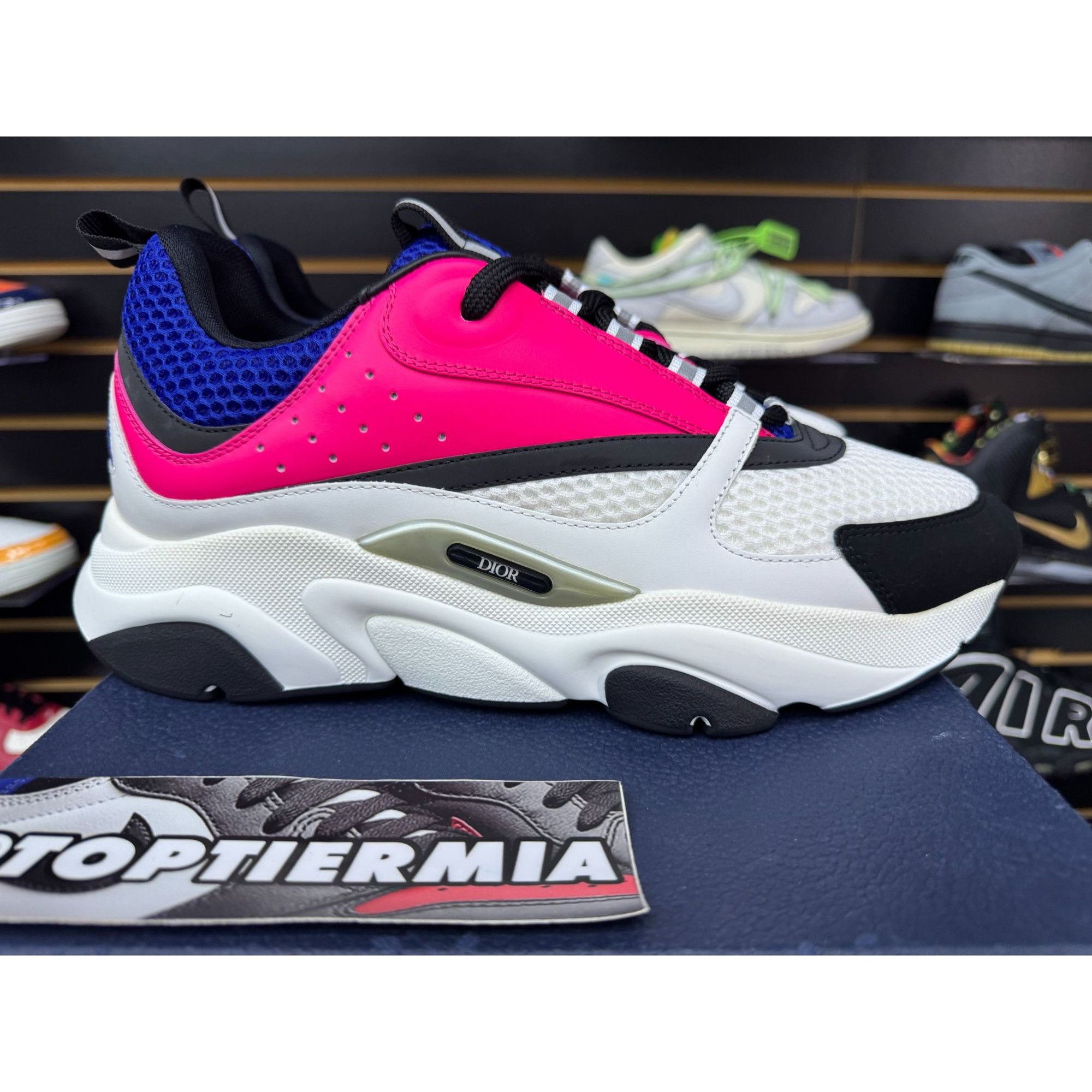 Dior DIOR B22 WHITE PINK SZ 43 / 10M BRAND NEW Size US 10 / EU 43 - 3 Thumbnail