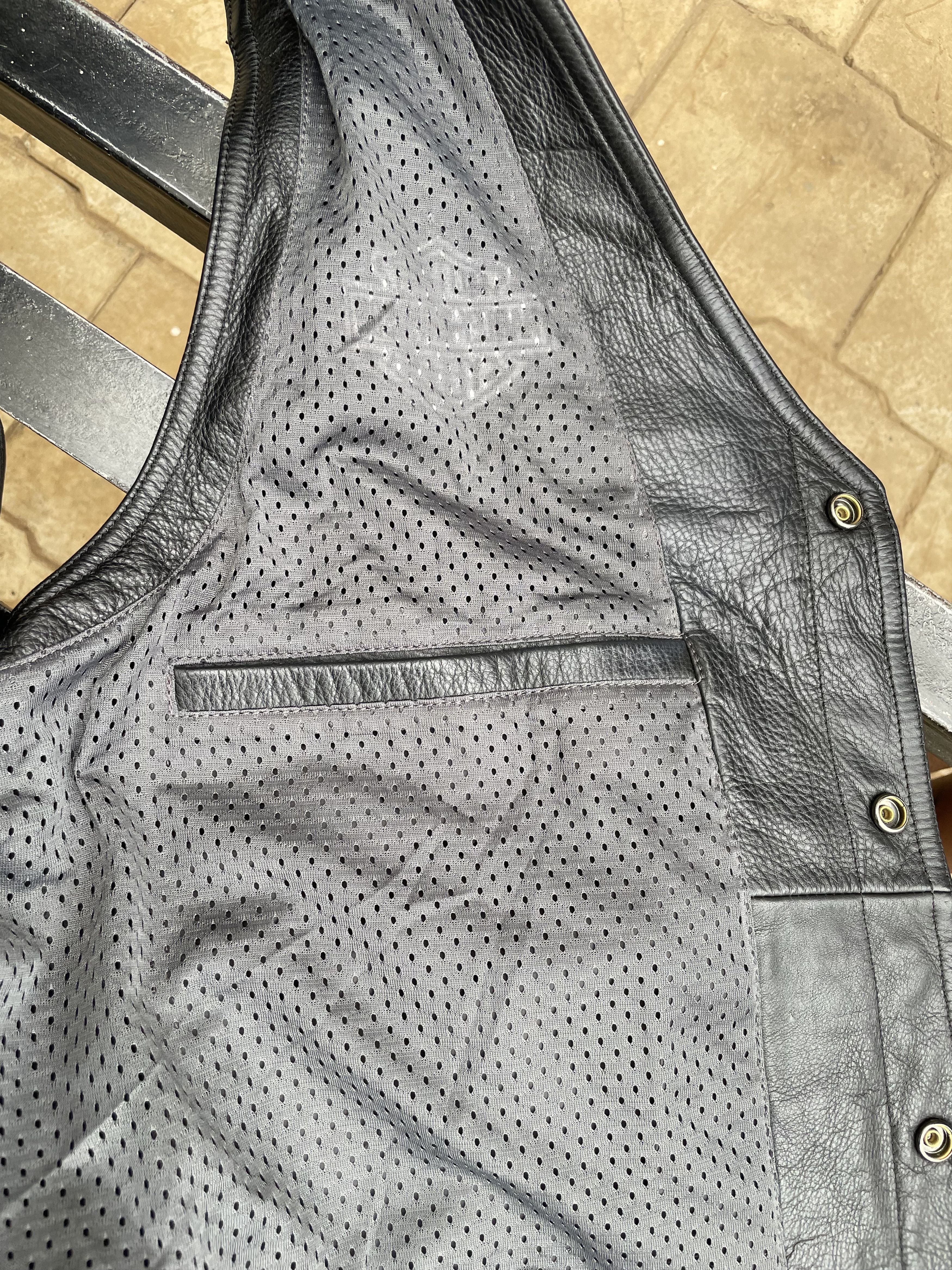 Harley Davidson Harley Davidson leather biker vest Size US XXL / EU 58 / 5 - 9 Thumbnail