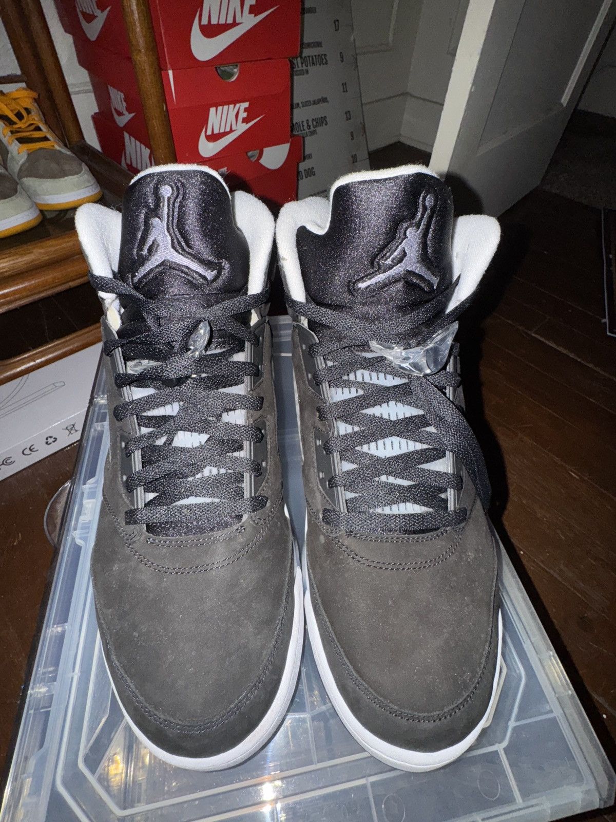 Jordan Brand Jordan 5 Retro ( OREO ) Size US 12 / EU 45 - 1 Thumbnail