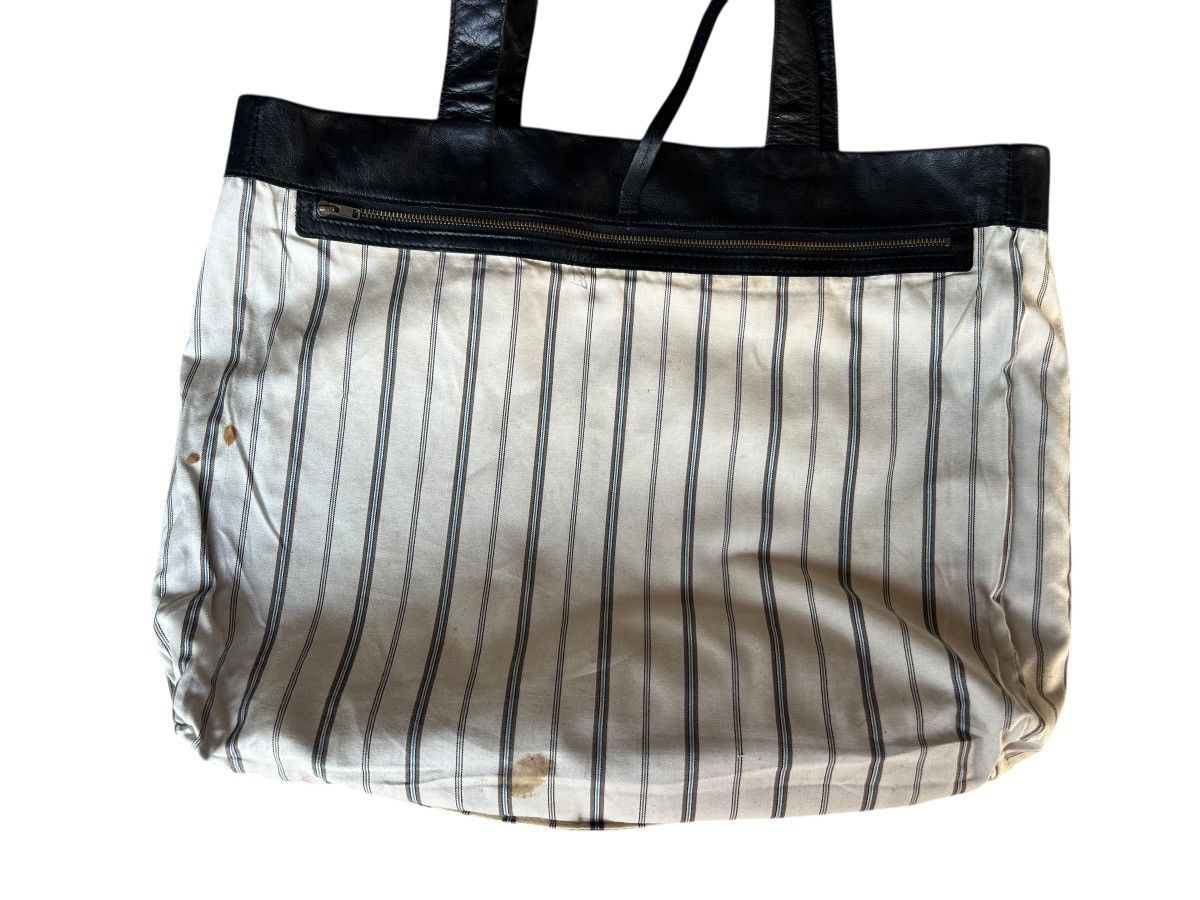 Leather B. Stuff Japan Patina Black Leather Tote Bag Size ONE SIZE - 20 Thumbnail