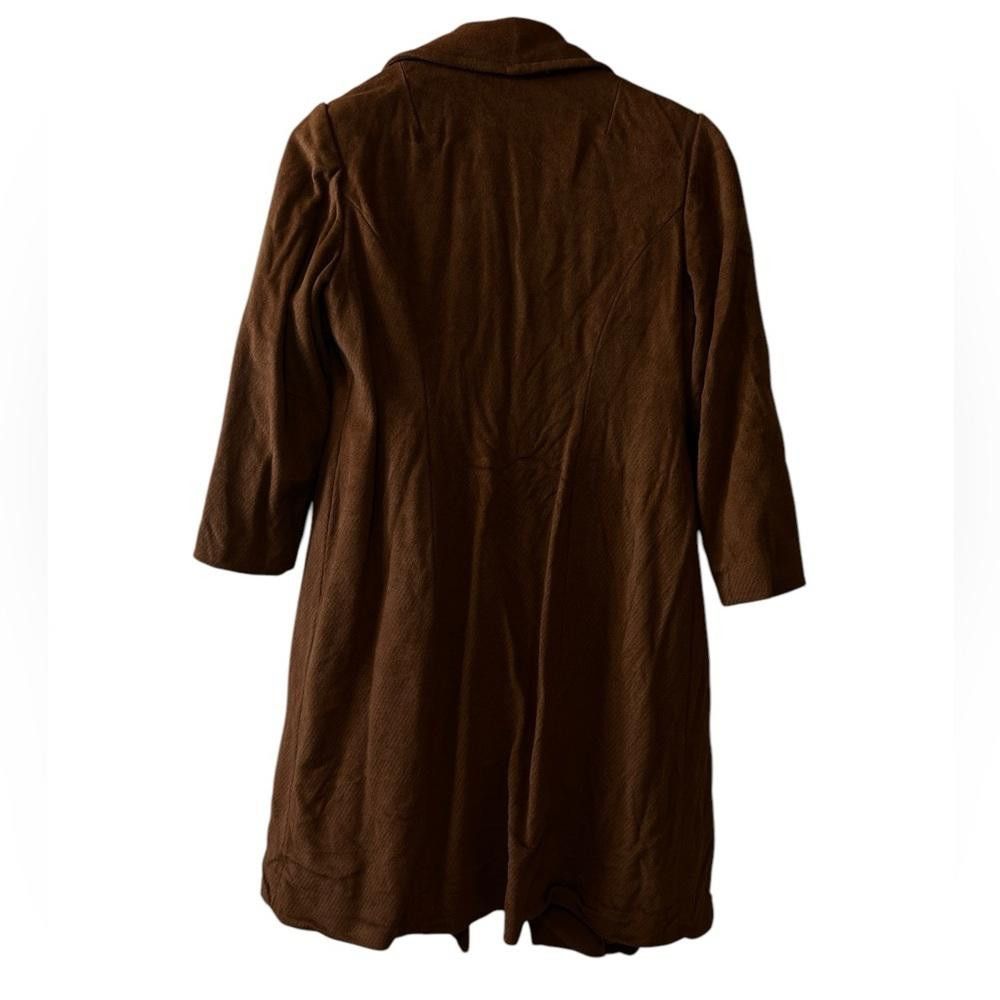 Designer Vintage Brown Women's Coat Size S / US 4 / IT 40 - 2 Thumbnail