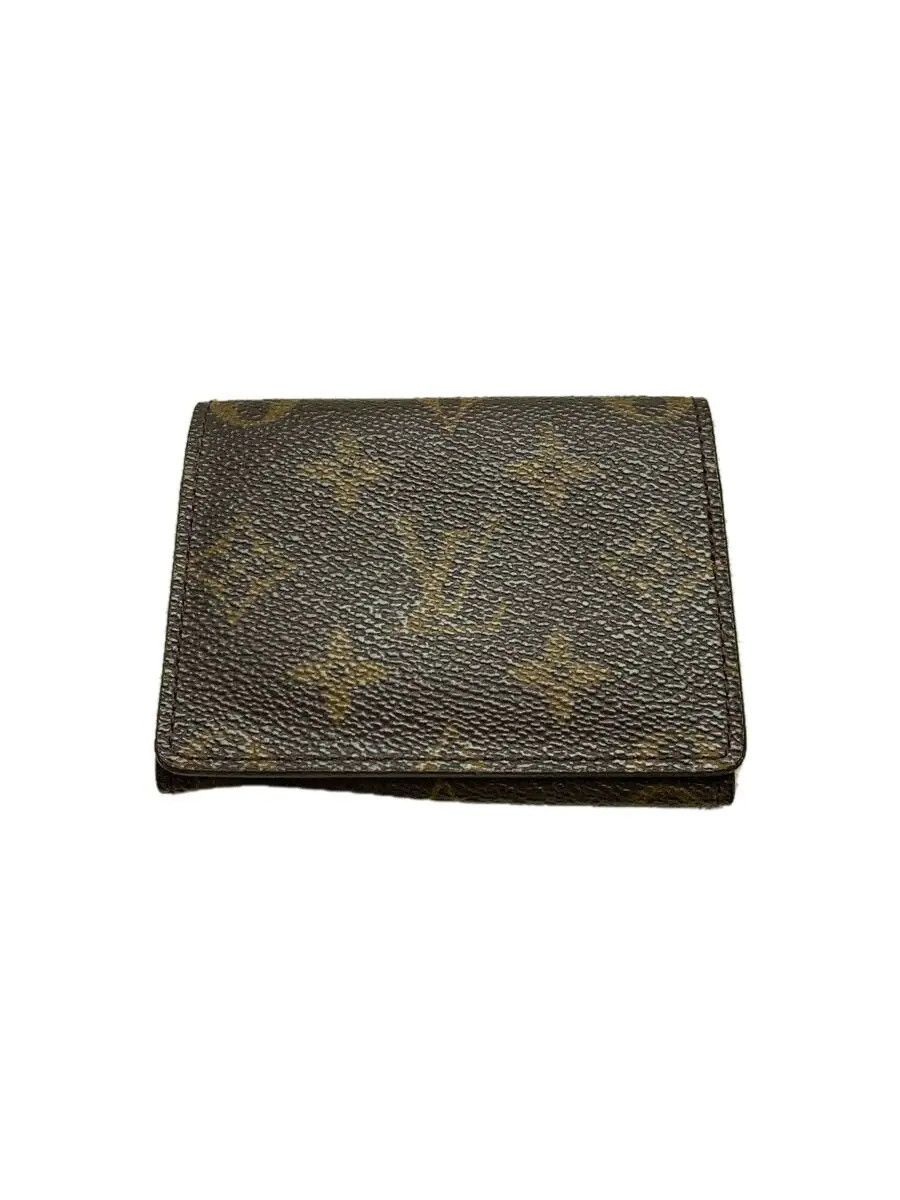 Louis Vuitton Monogram Canvas Envelope Carte de Visite Brown