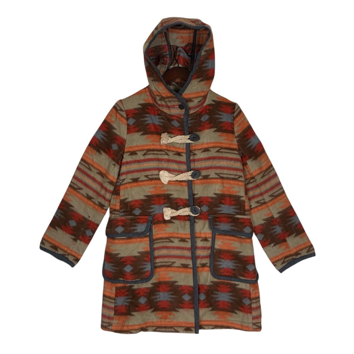 Japanese Brand Blanc Basque JapanBrand Outdoor StreetWear Duffle Coat Size S / US 4 / IT 40 - 2 Thumbnail