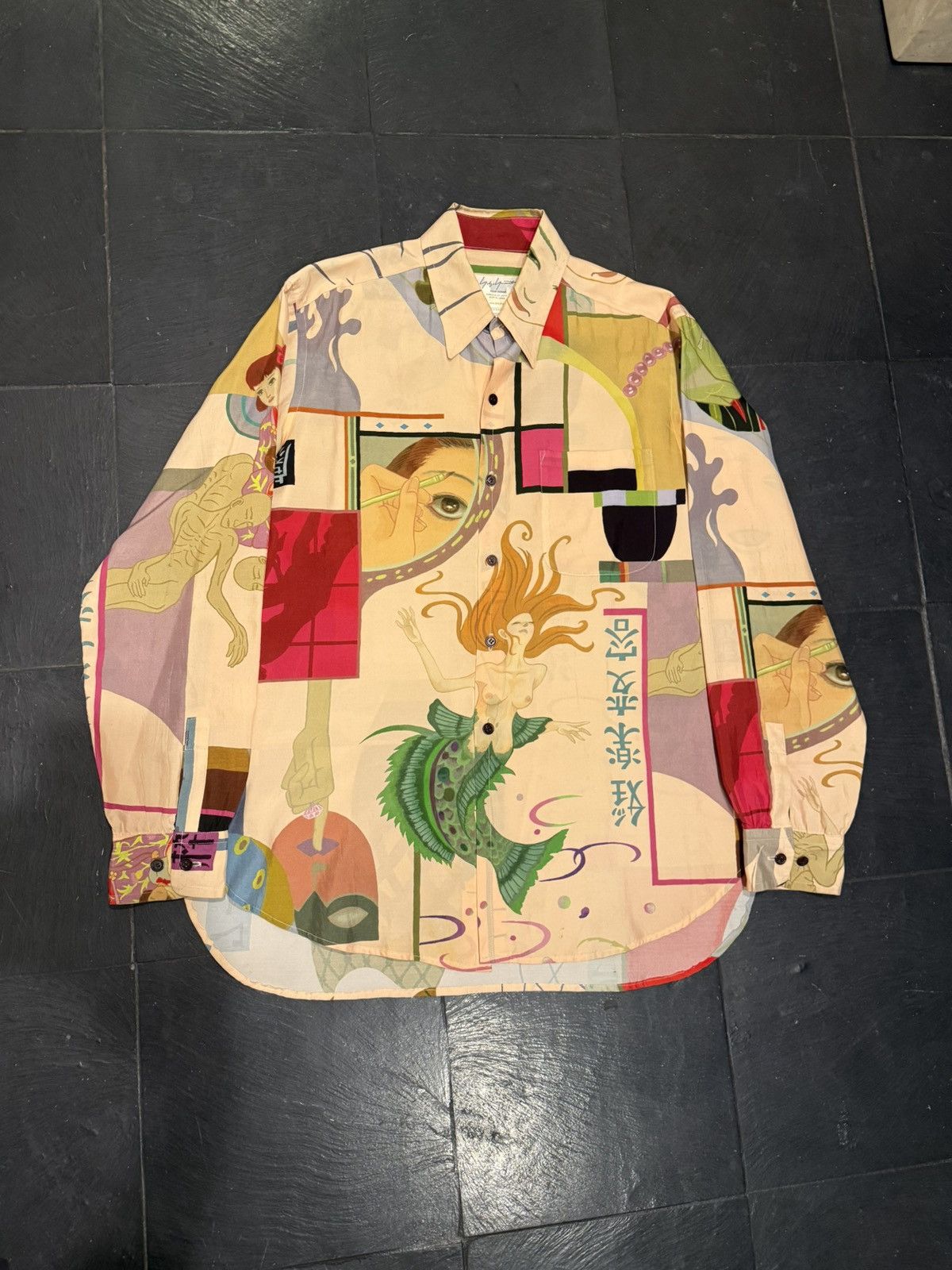 Yohji Yamamoto Yohji Yamamoto SSO4 city scape button up Size US XL / EU 56 / 4 - 1 Thumbnail