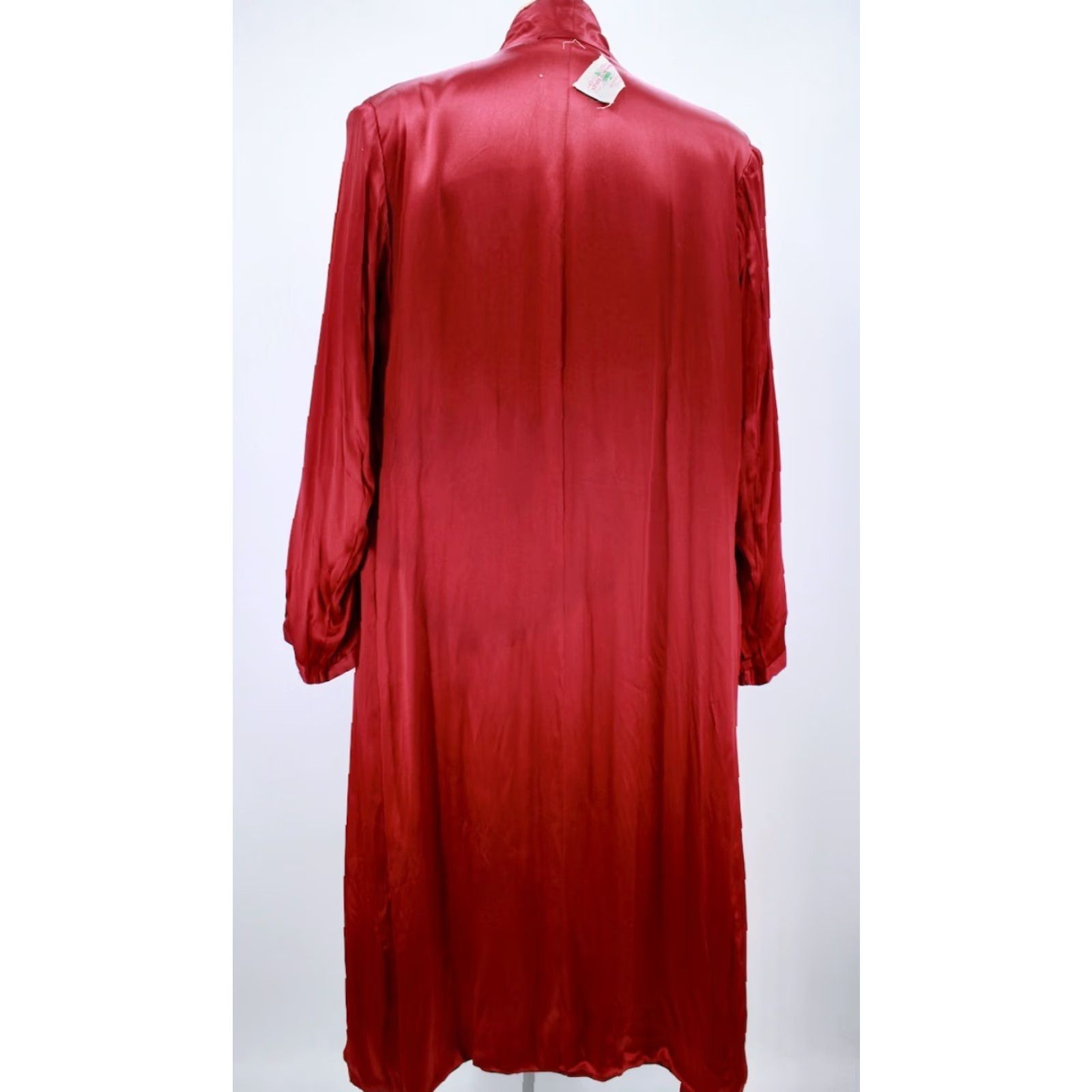 Vintage VTG State O Maine 50s Robe / Smoking Jacket Shirt Adult L Red 1950s Vintage Mens Size US M / EU 48-50 / 2 - 5 Thumbnail