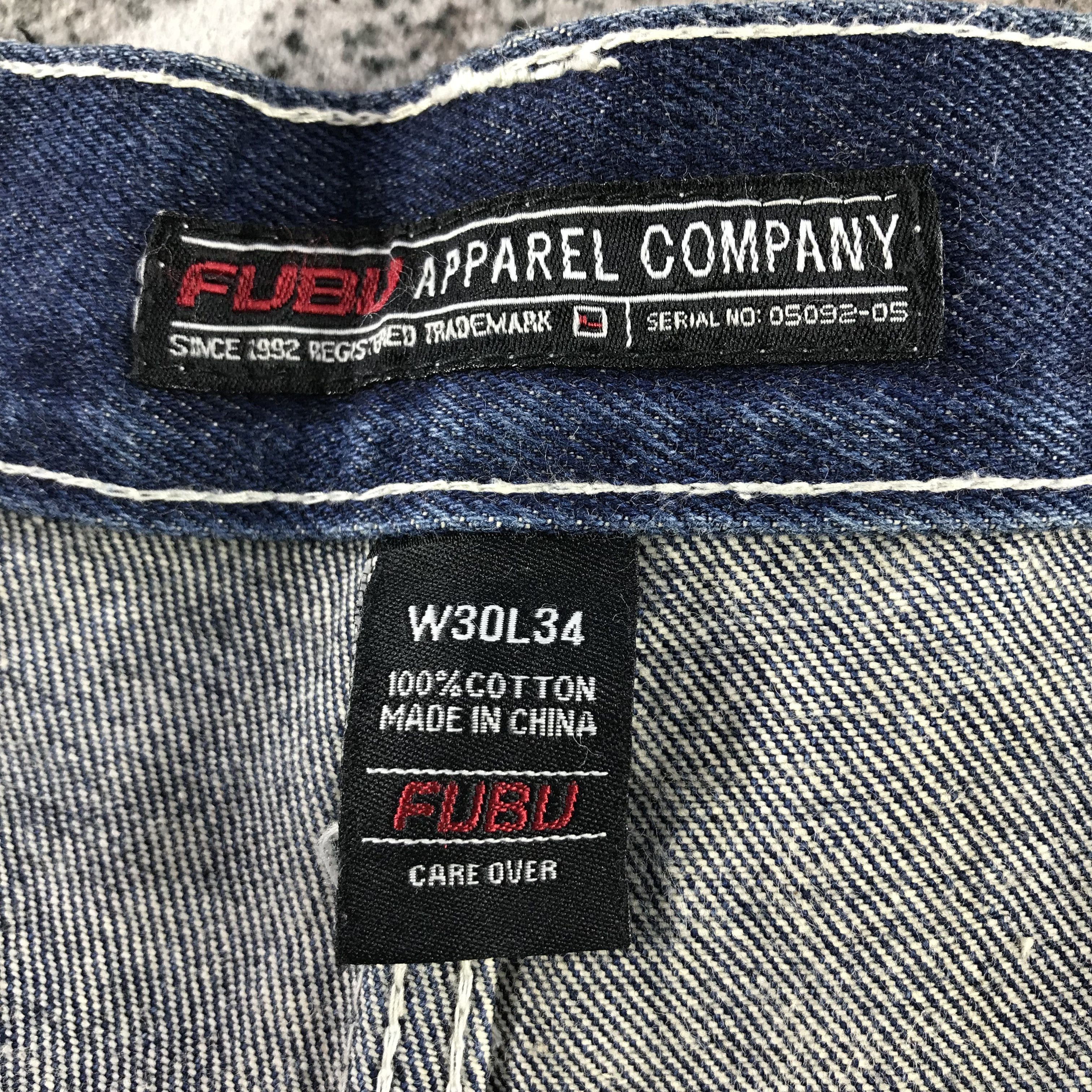 Fubu Vintage Fubu Jeans Baggy Denim KJ3193 Size US 30 / EU 46 - 9 Thumbnail