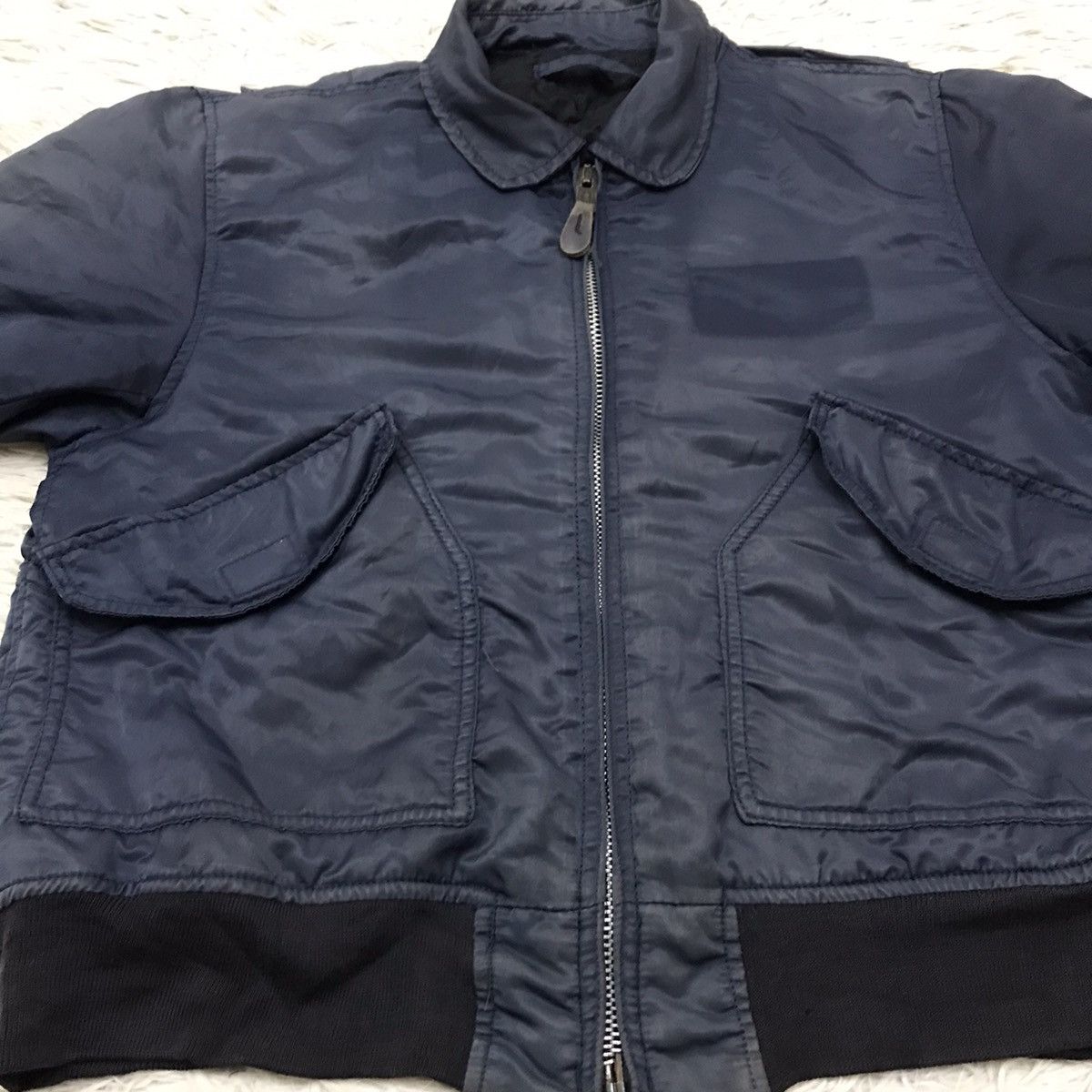 Vintage Sun Faded 🔥Vintage Ideal Zipper Bomber Jacket Size US M / EU 48-50 / 2 - 7 Thumbnail