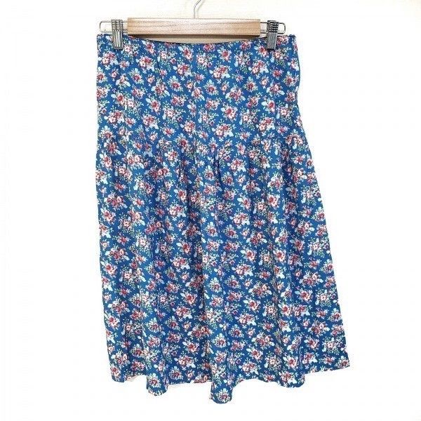 Comme des Garcons Comme Des Garcons Blue floral skirt Size 25" / US 0 / IT 36 - 1 Thumbnail