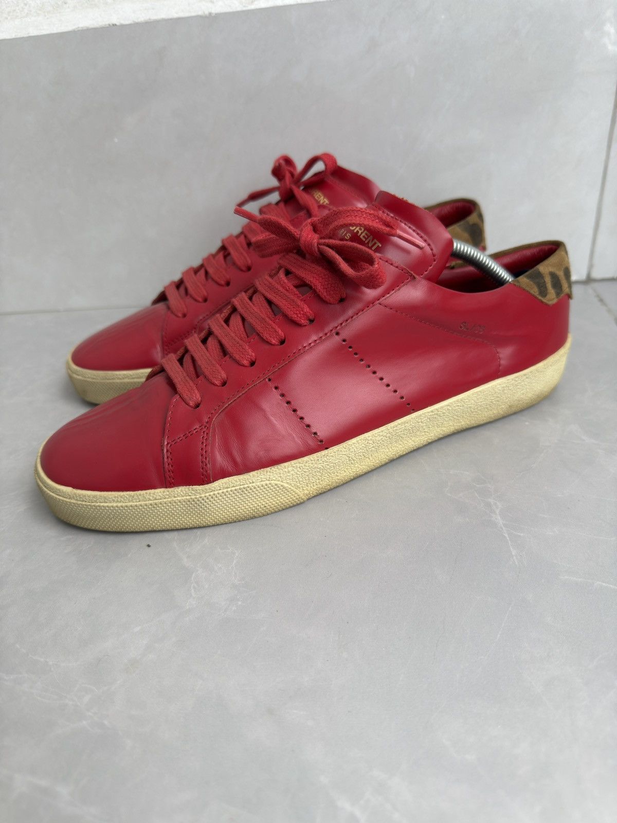 Saint Laurent Paris 🔥hedi slimane Court classic trainers Size US 8 / EU 41 - 1 Thumbnail