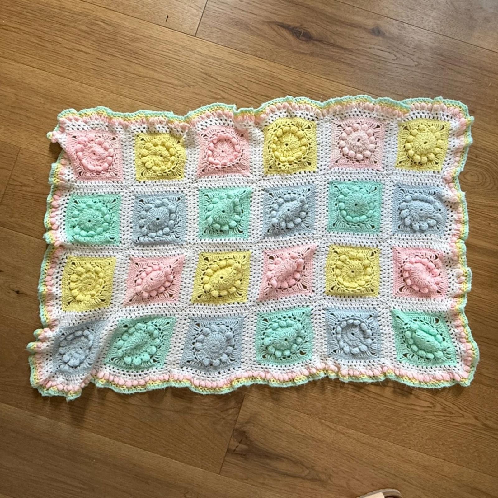 Other Colorful Crochet Baby Blanket Size ONE SIZE - 1 Thumbnail