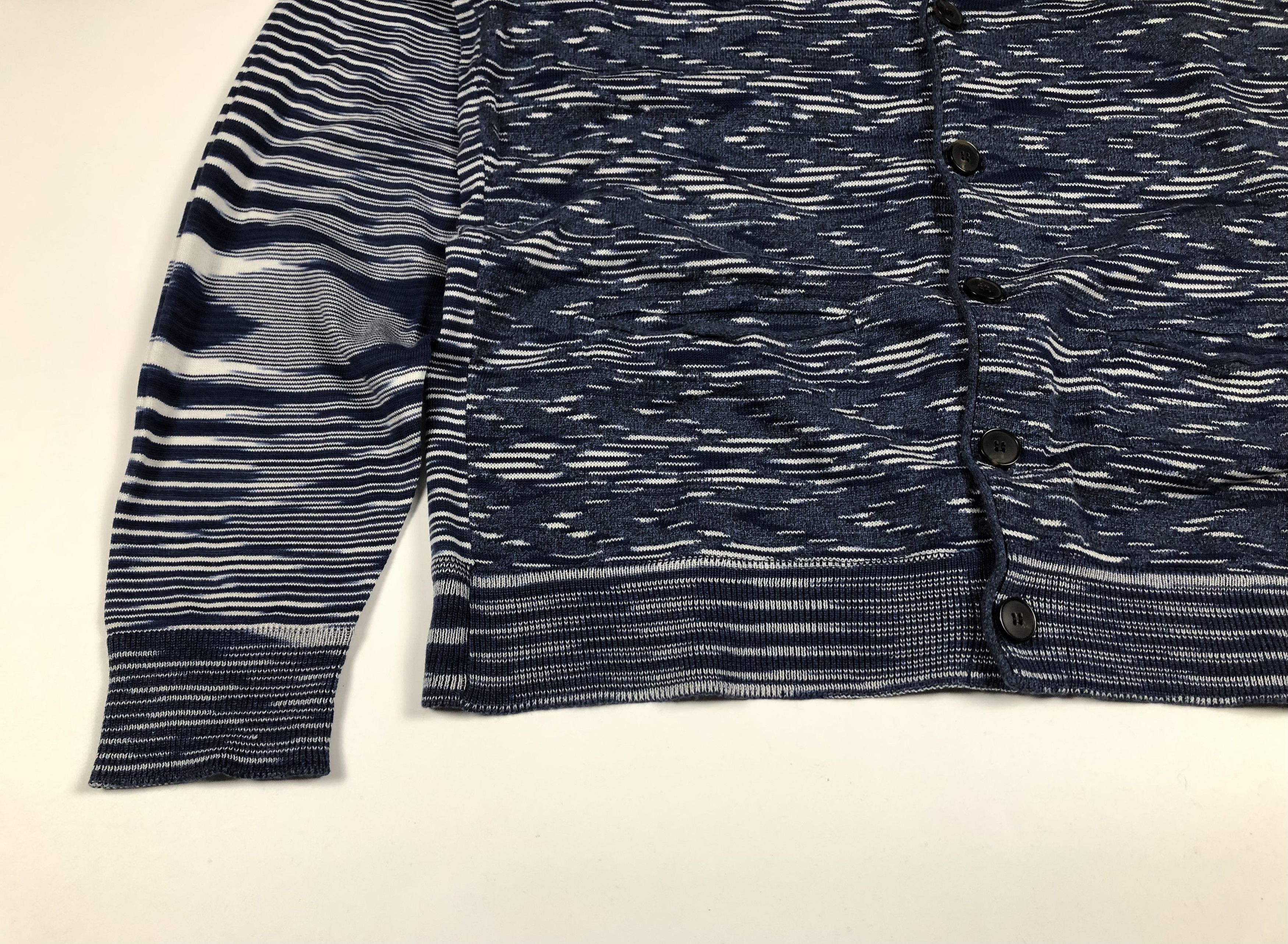 Missoni Missoni Striped Cotton Cardigan Size US M / EU 48-50 / 2 - 4 Thumbnail