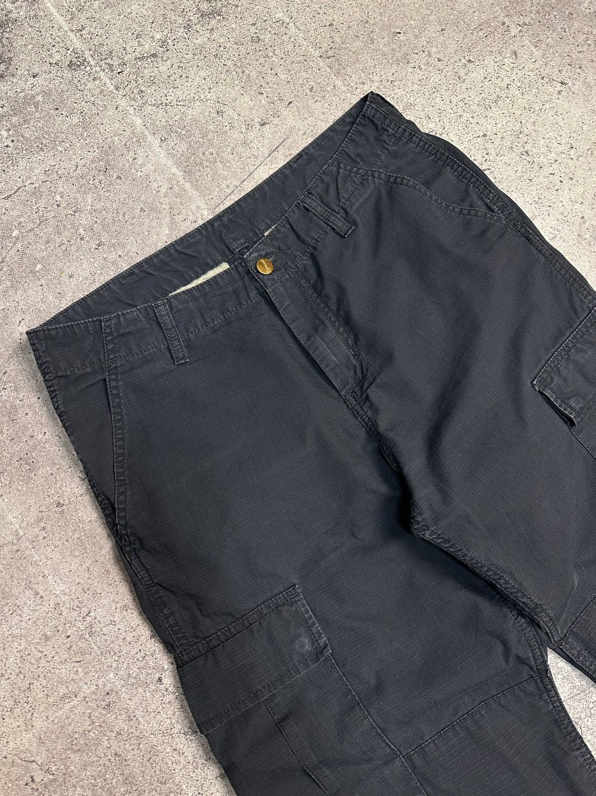 Carhartt Carhartt Workwear Cargo Pants Blue Heavy Duty Utility Y2K Size US 32 / EU 48 - 5 Thumbnail