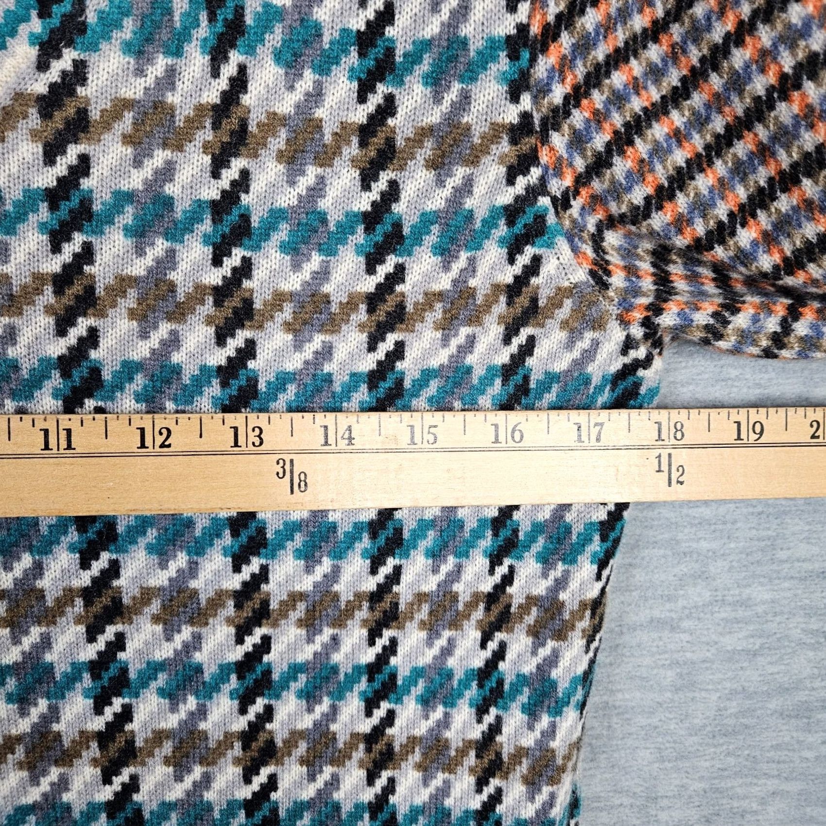 Equipment Equipment Femme Houndstooth V-neck Cashmere Long Sleeve Sweater XS Women’s Pullover Knit S/M Multicolor Modern Size XS / US 0-2 / IT 36-38 - 3 Thumbnail