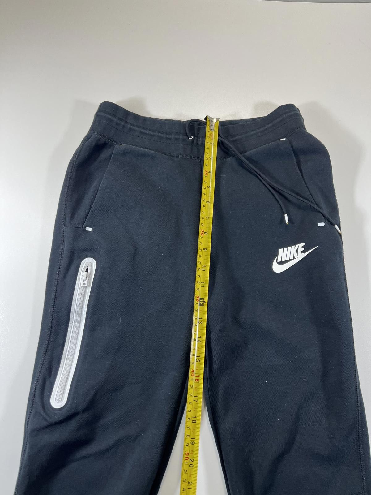 Nike Nike Black Jogger Sweatpants with Reflective Zipper Pocket S Size US 32 / EU 48 - 5 Thumbnail
