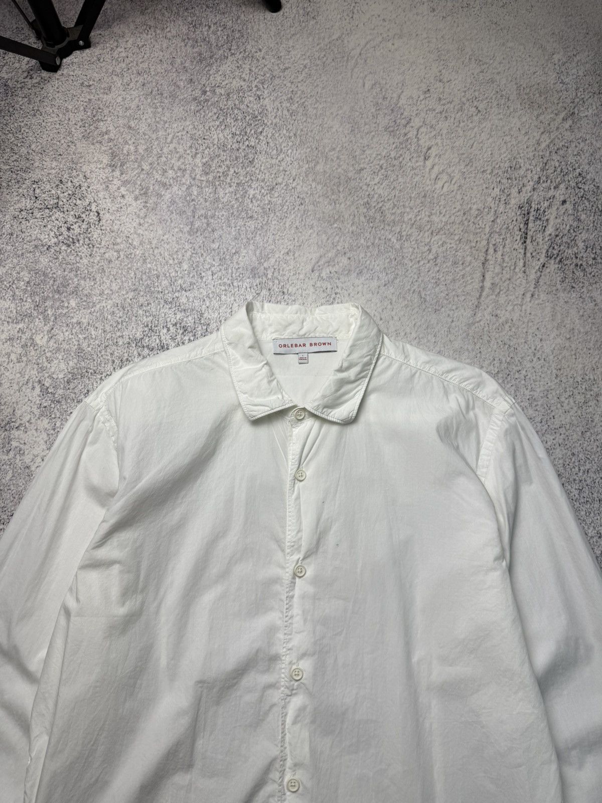 Orlebar Brown Orlebar Brown White Shirt Old Money Size US L / EU 52-54 / 3 - 2 Thumbnail