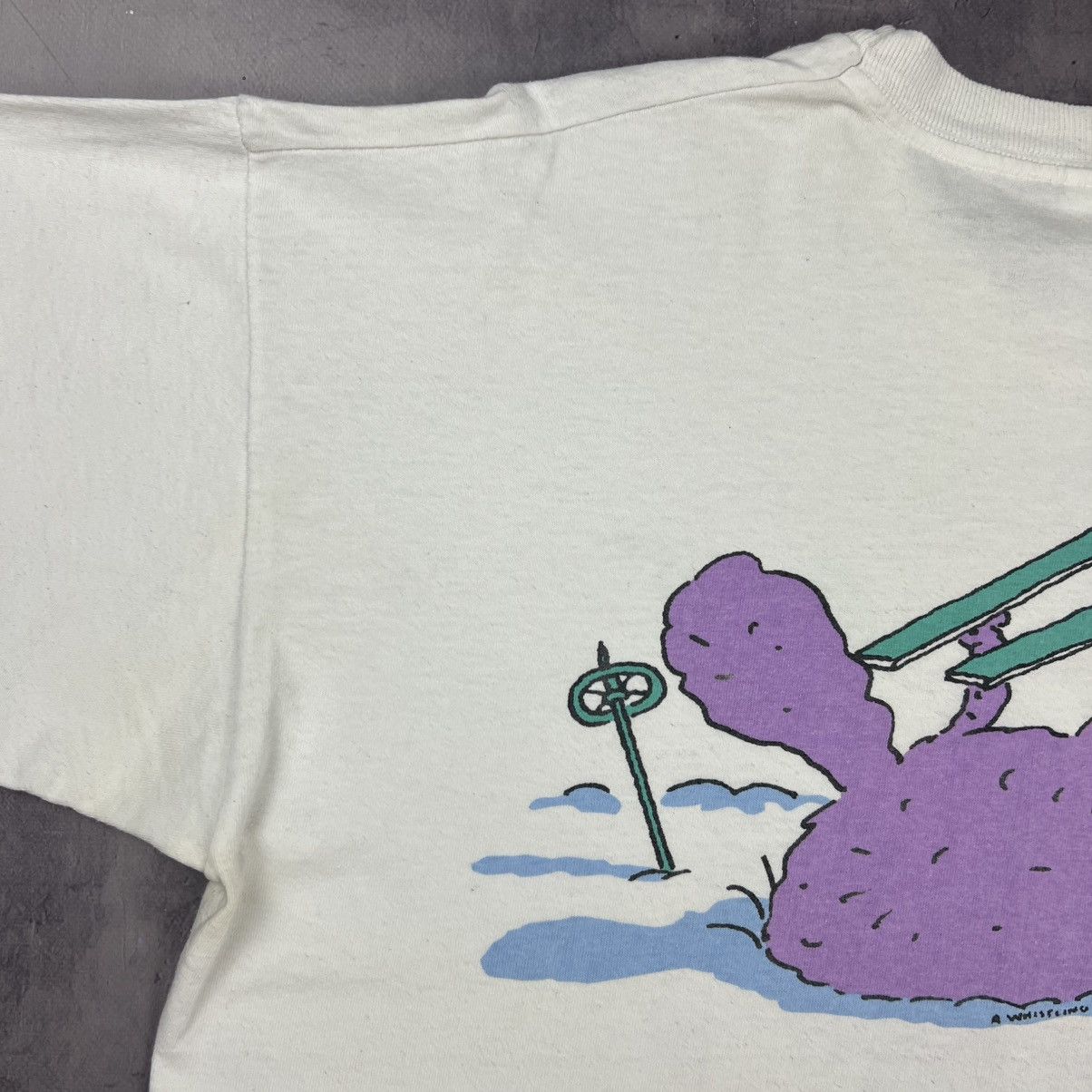 Designer Rare! Trevor Dunton Off Piste Cat Vintage Big Logo Tee 1996 Size US XL / EU 56 / 4 - 16 Thumbnail