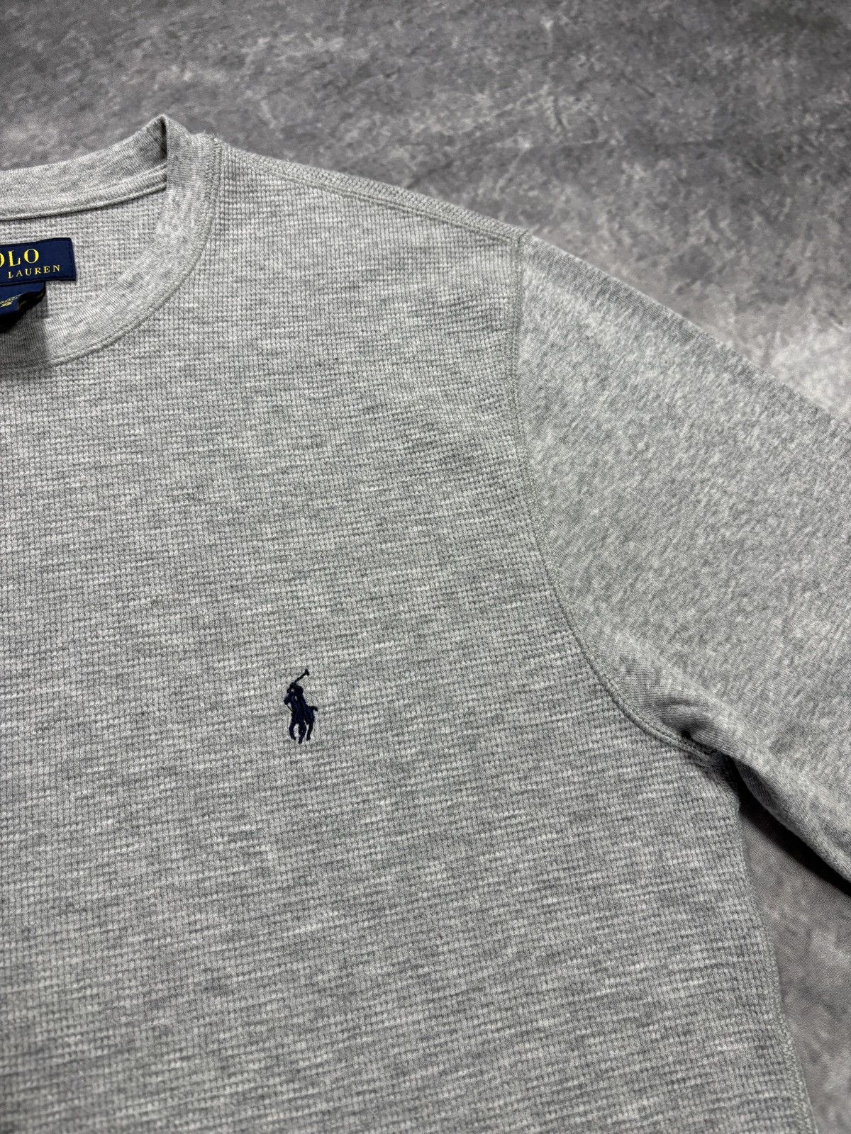Polo Ralph Lauren Polo Ralph Lauren Thermal Longsleeve Shirt Base Layer Waffle Size US L / EU 52-54 / 3 - 4 Thumbnail