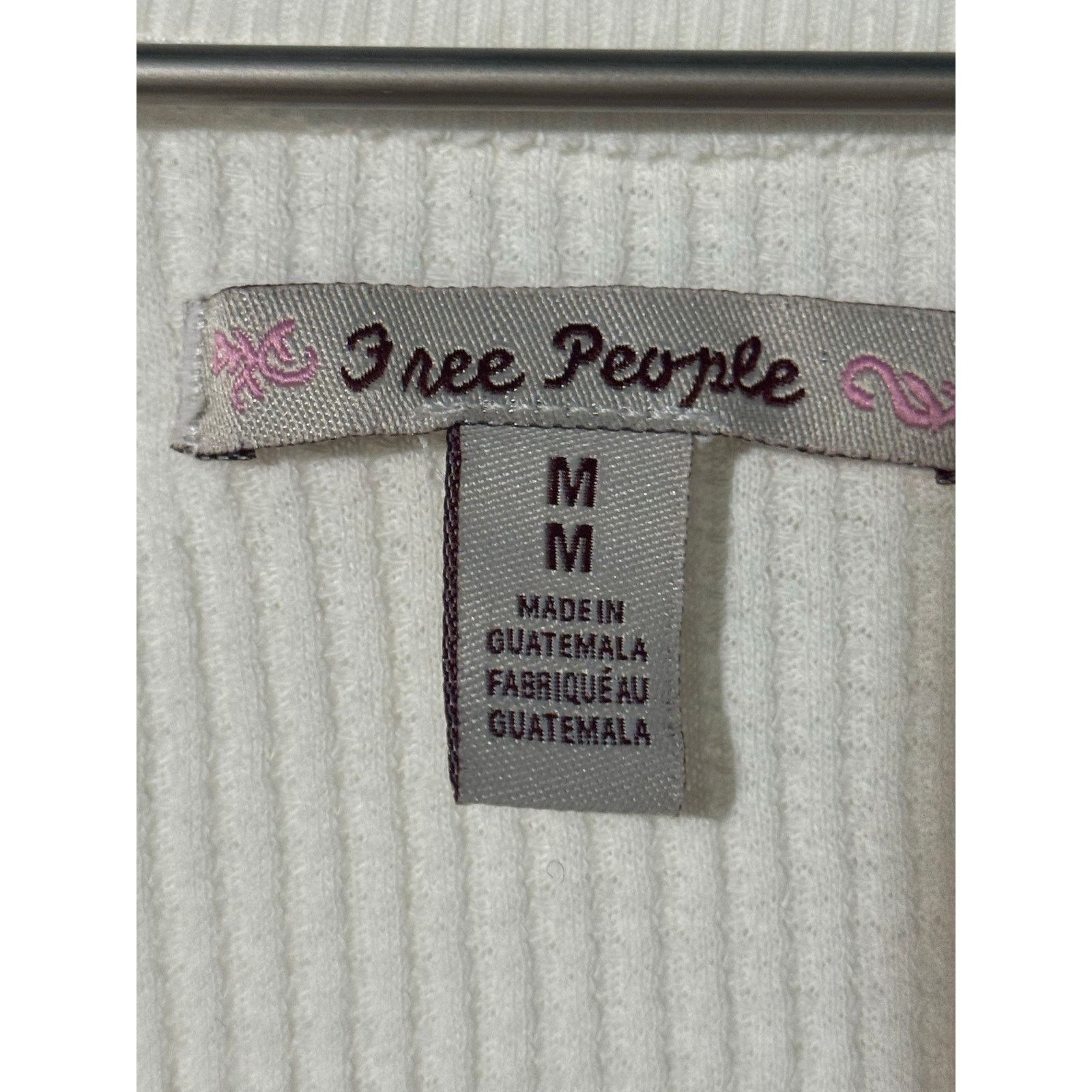 Free People Free People Santa Clara Thermal Henley in Alabaster Medium Size M / US 6-8 / IT 42-44 - 7 Thumbnail